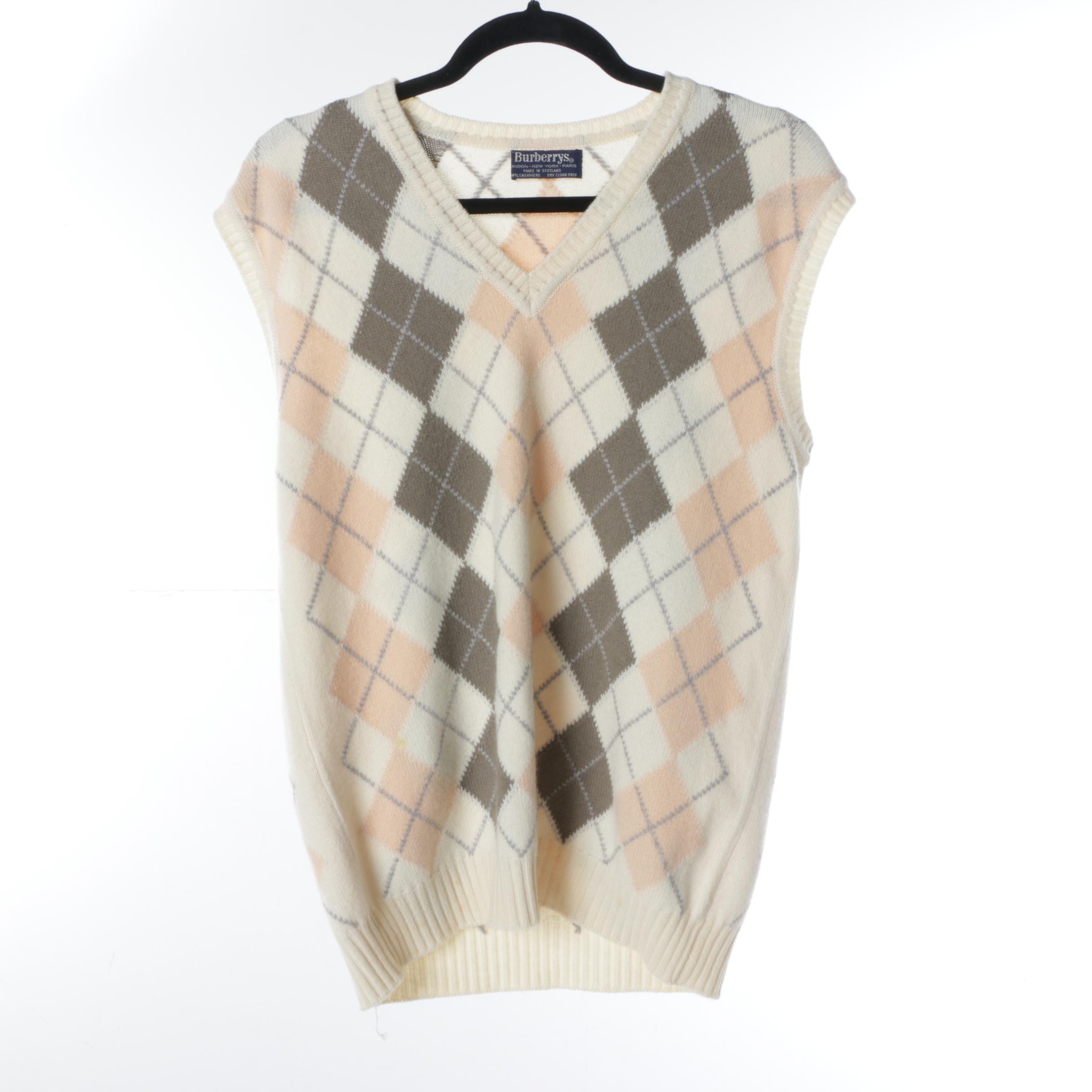 Women's 1960s Vintage Sweaters and Sweater Vests Including Burberry