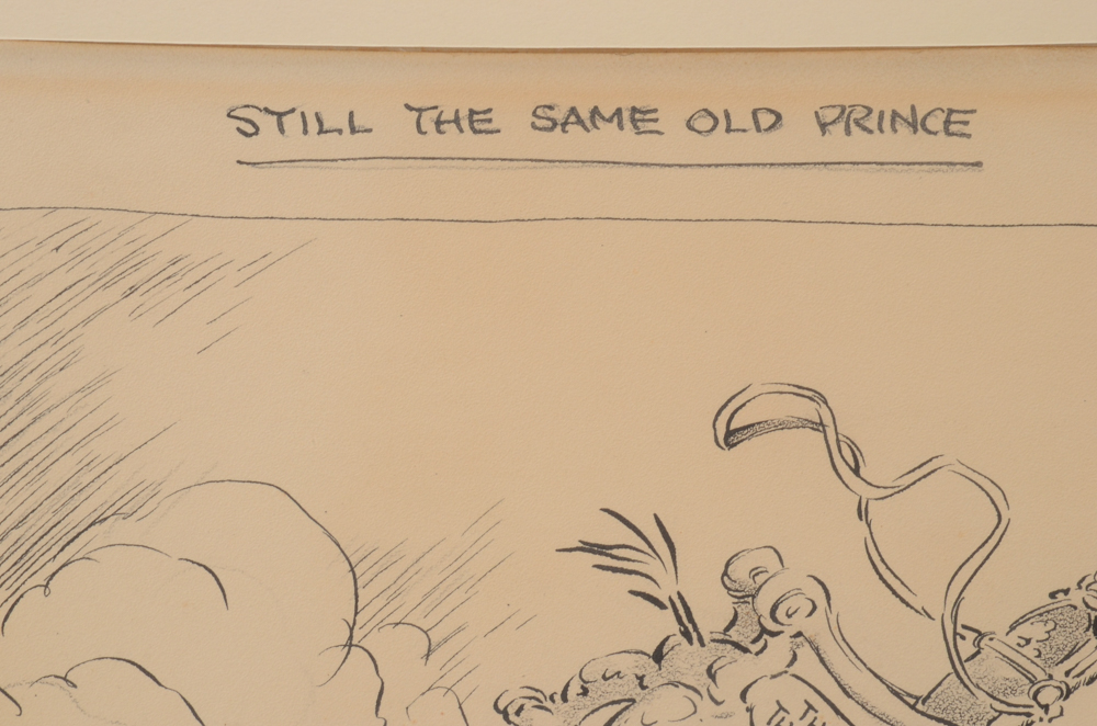 Vaughn Shoemaker 1936 Hand-drawn Editorial Cartoon for Chicago Daily News