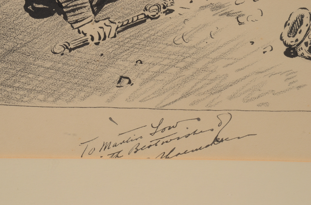 Vaughn Shoemaker 1936 Hand-drawn Editorial Cartoon for Chicago Daily News