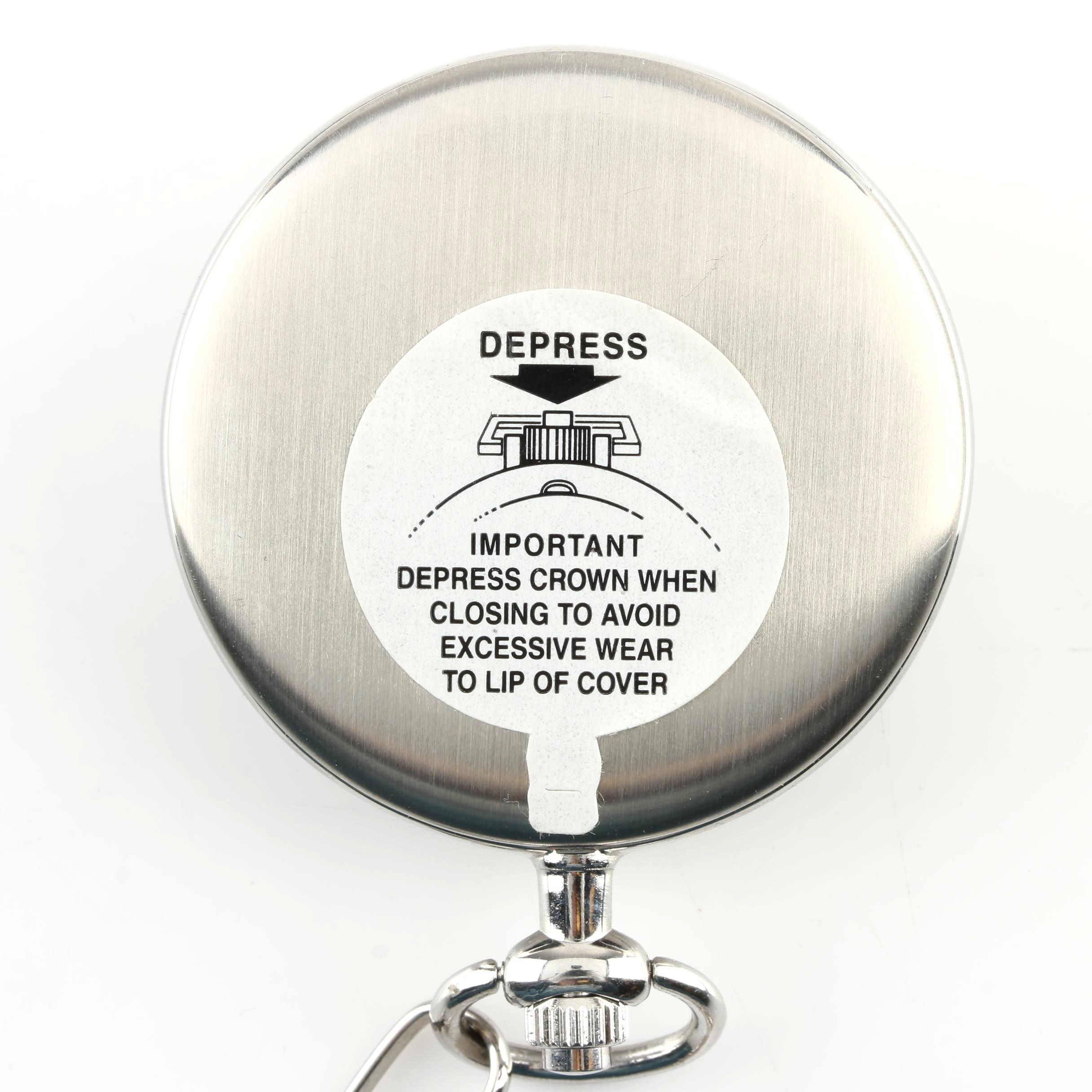 James Michael 1938 Walking Liberty Silver Half Dollar Pocket Watch