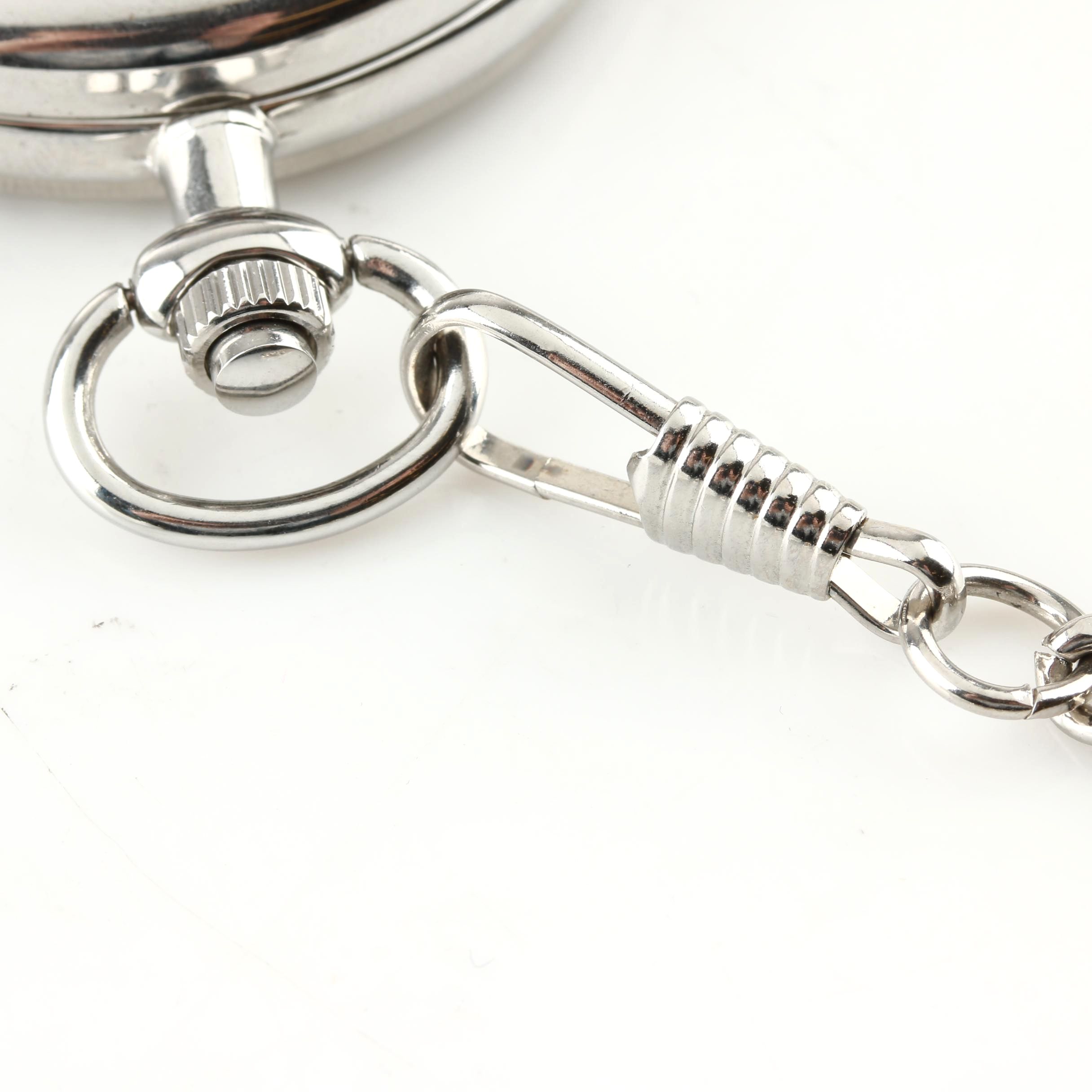 James Michael 1938 Walking Liberty Silver Half Dollar Pocket Watch