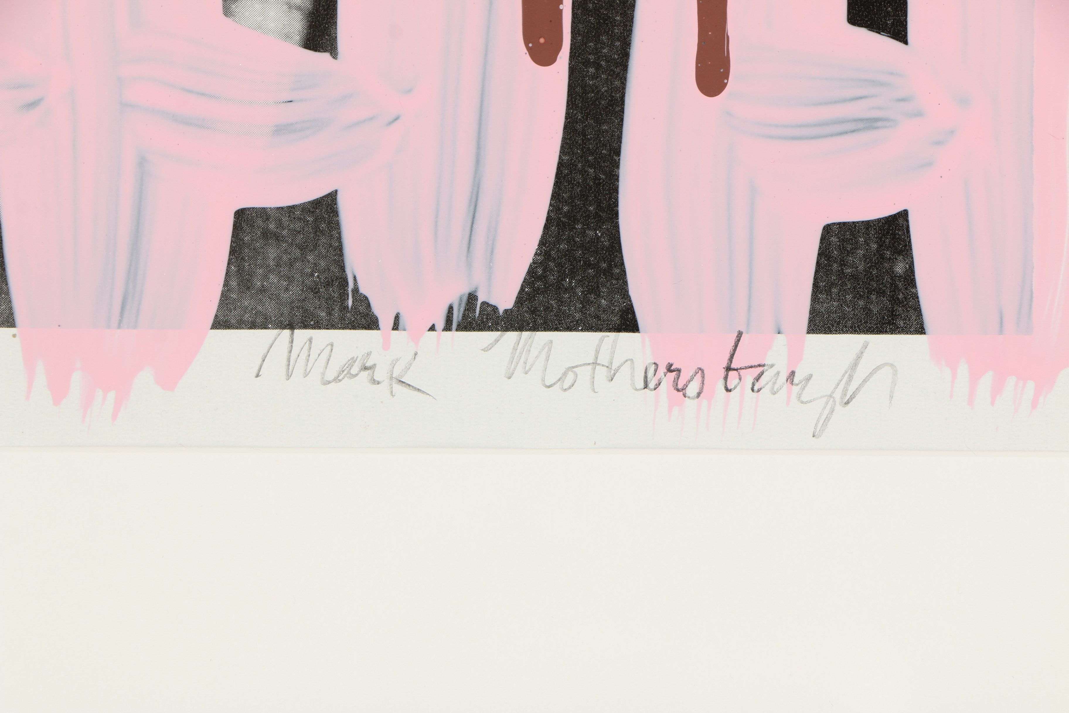 Mark Mothersbaugh Screenprint "Self-Portrait with First Pair of Glasses"