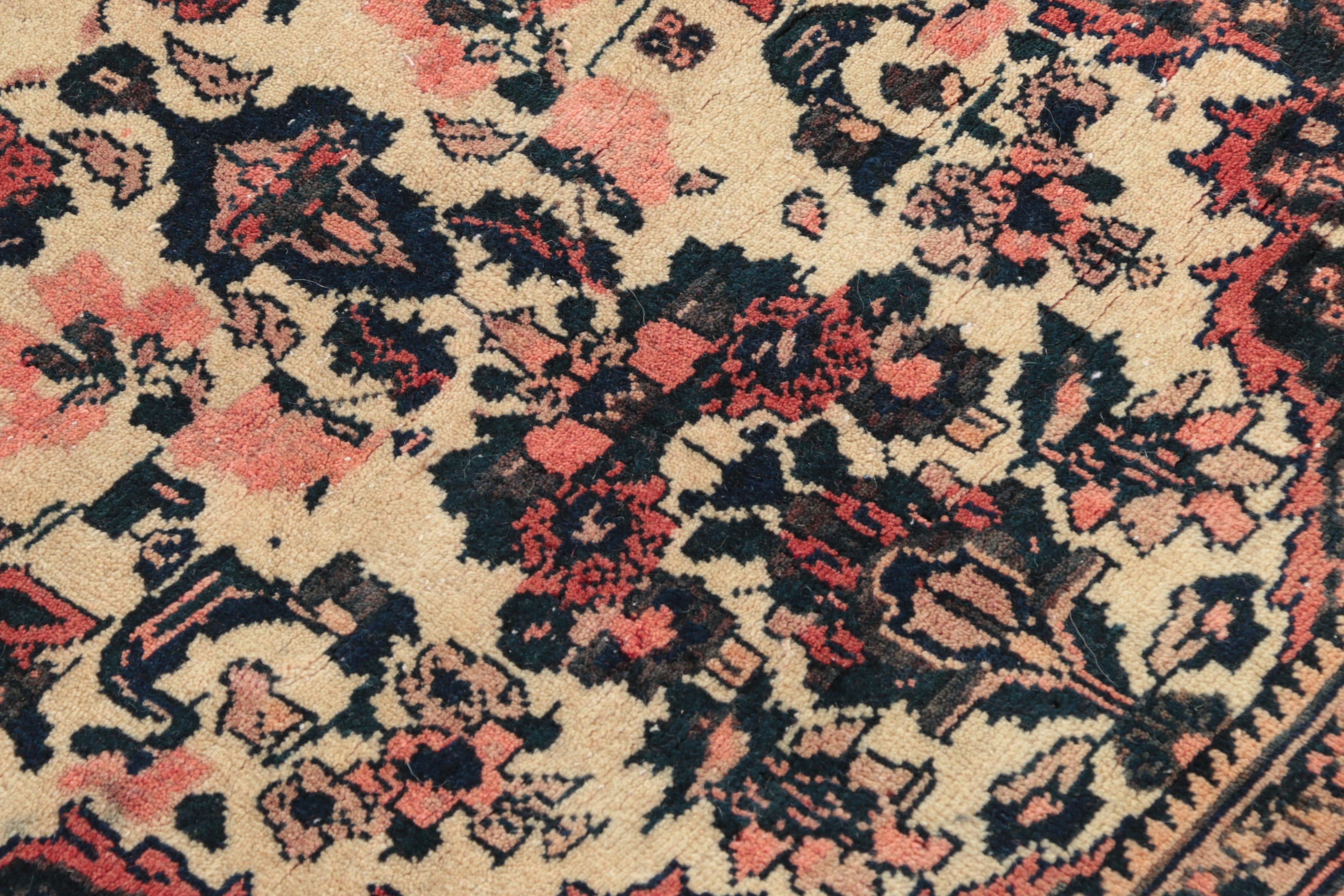 Hand-Knotted Karabagh-Style Wool Area Rug