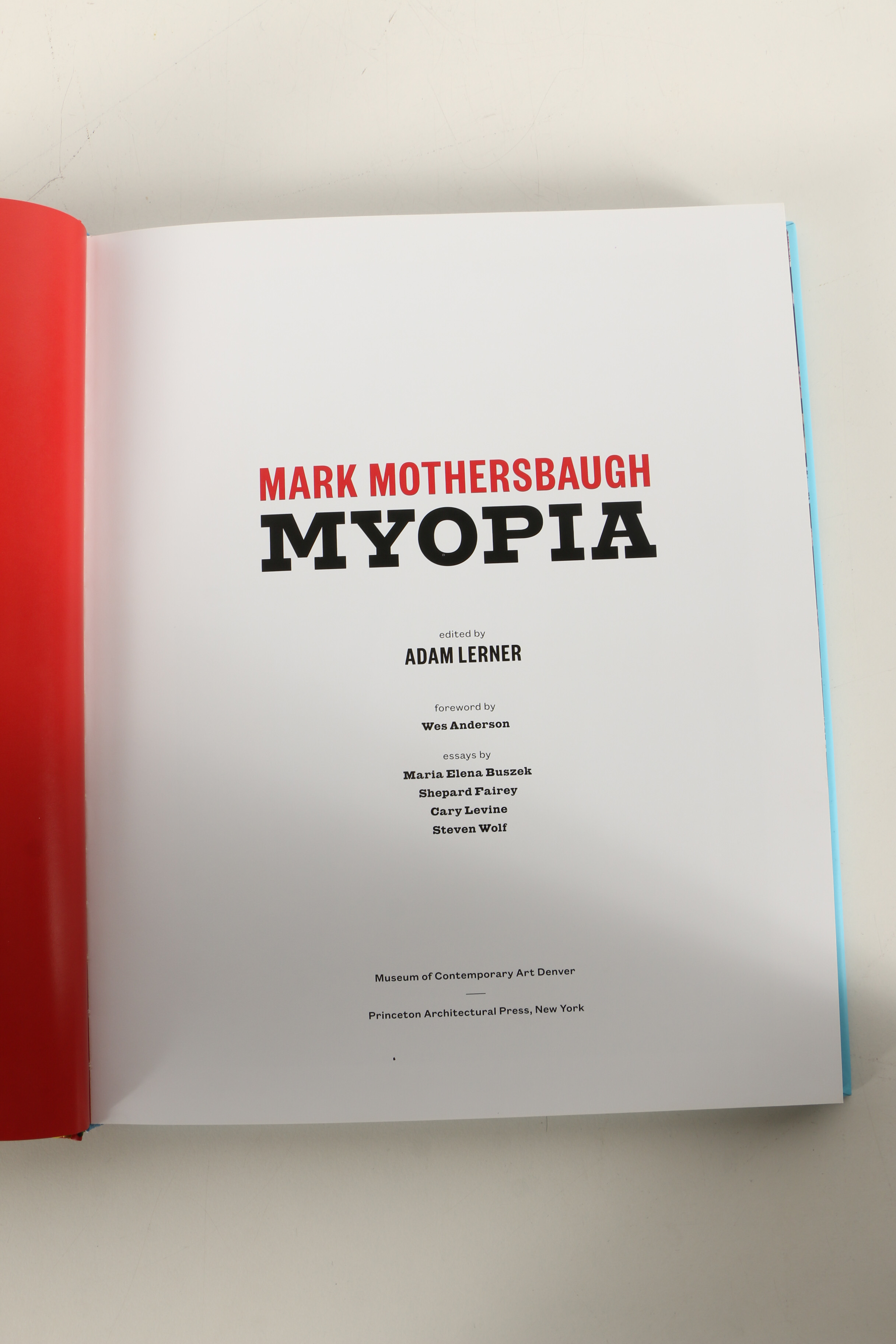 "Mark Mothersbaugh: Myopia" Signed Exhibition Catalog