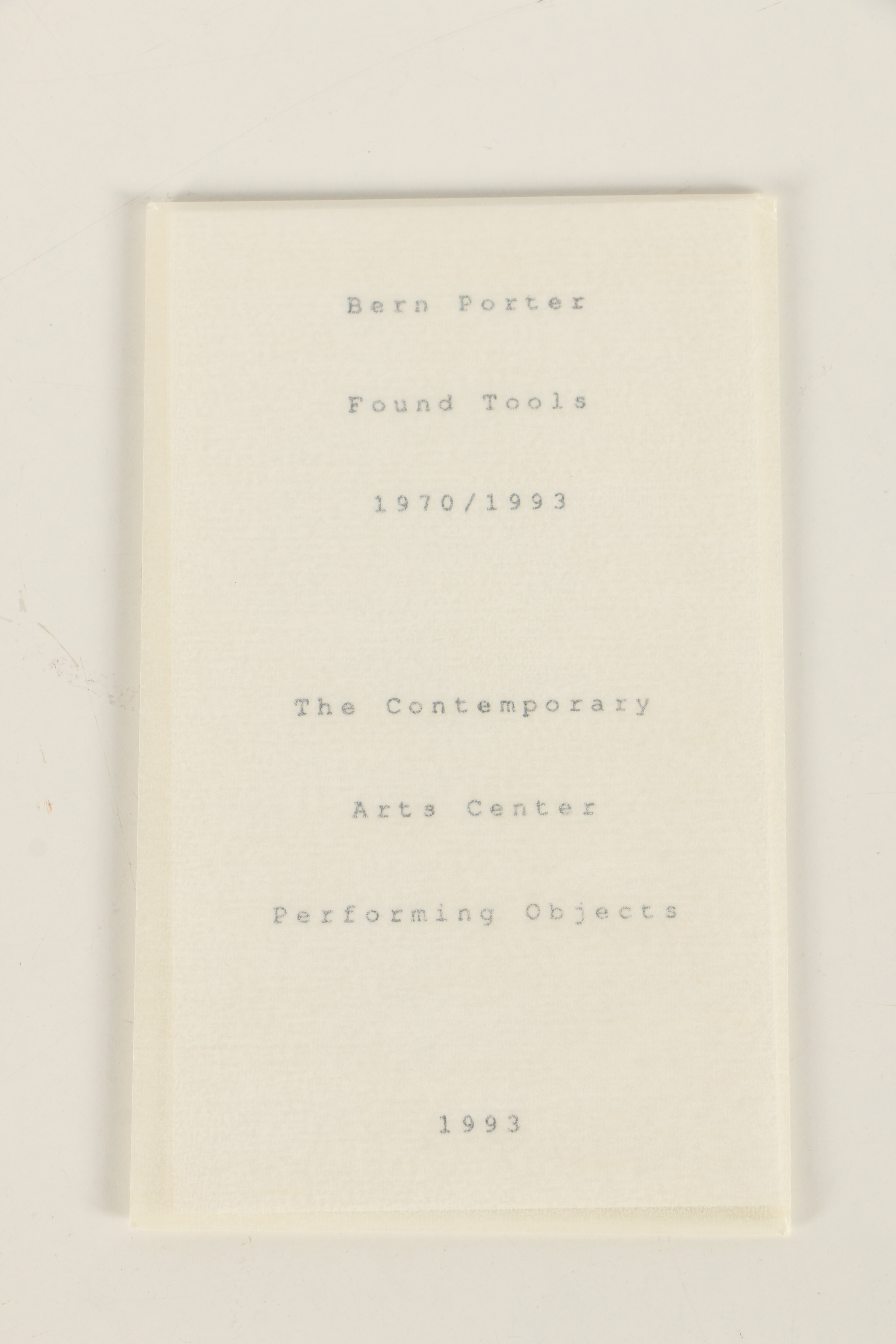 "Performing Objects" Assemblage