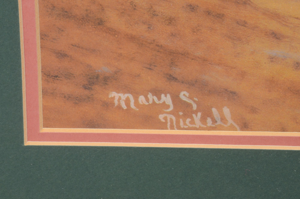 Offset Lithograph after Mary C. Nickell's "Silks of the Field"