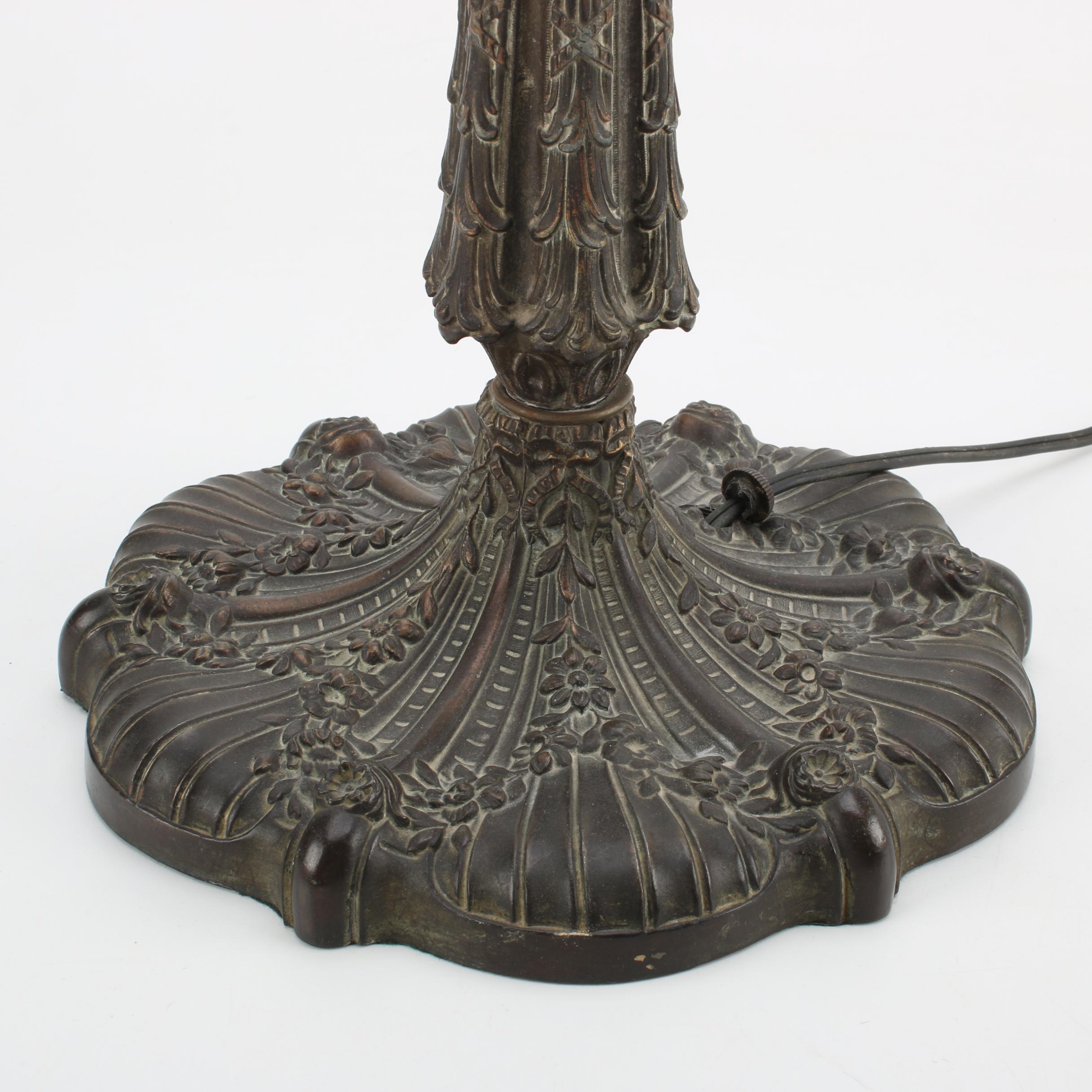 Vintage Torchiere Table Lamp