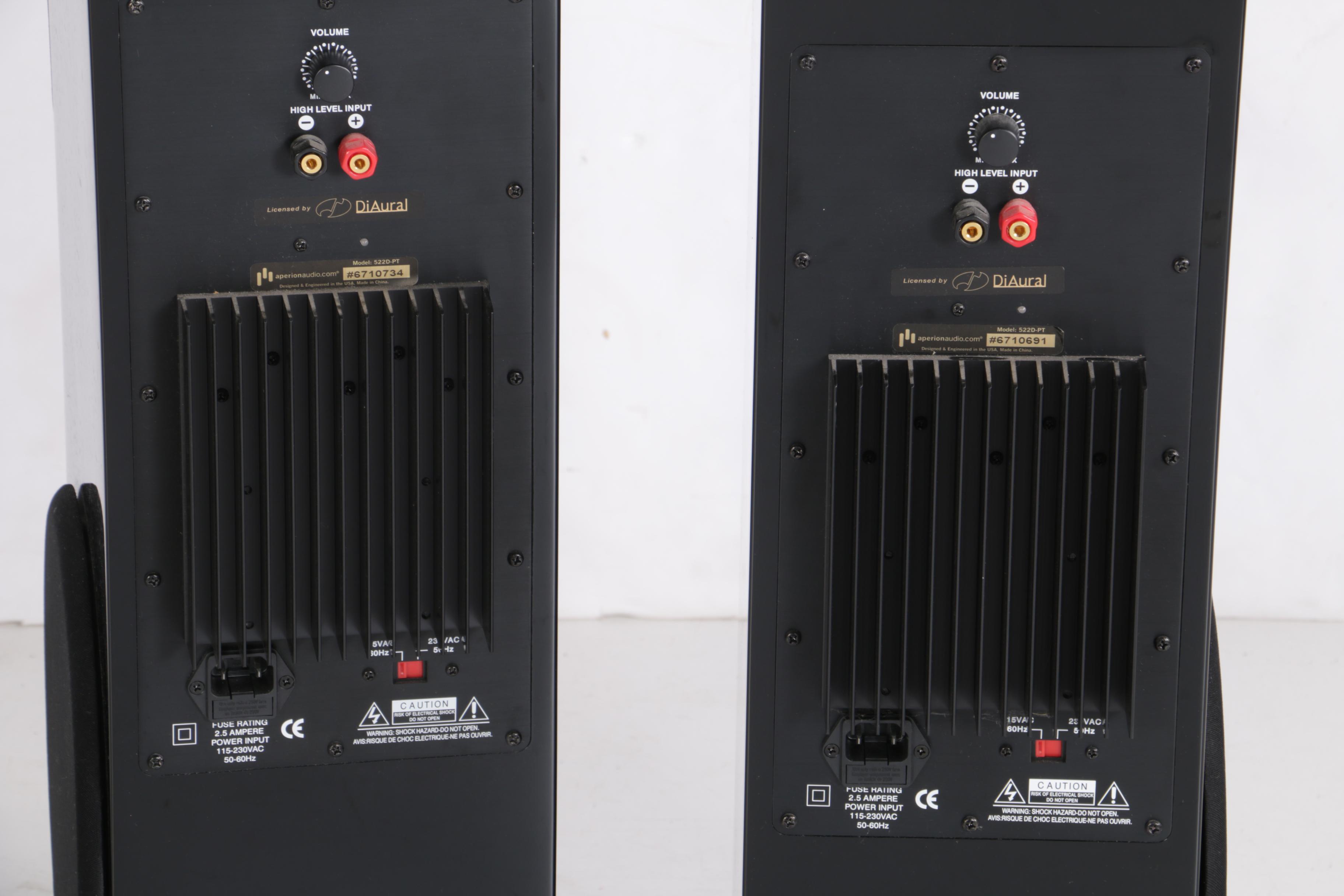 Pair of Aperion Audio Speakers