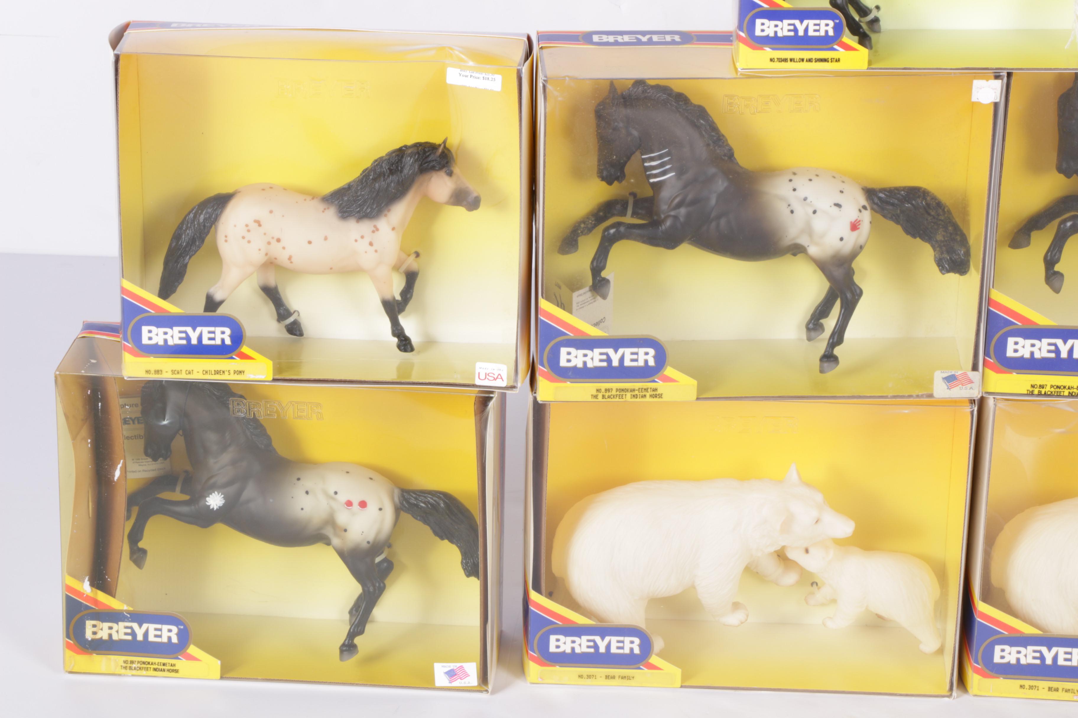 Vintage Breyer Horses in Original Boxes