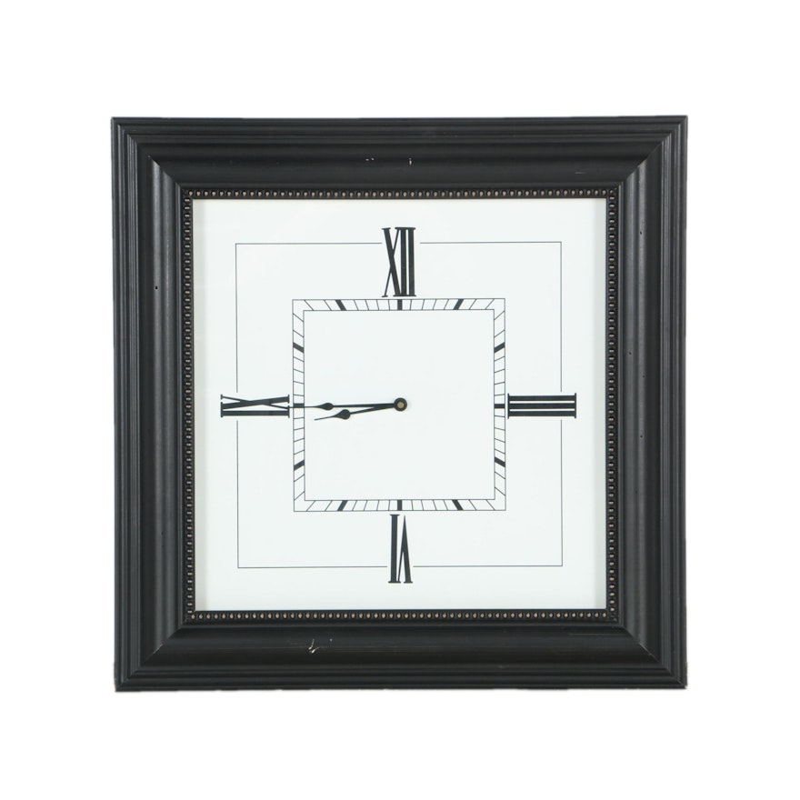 Contemporary Wood Wall Clock