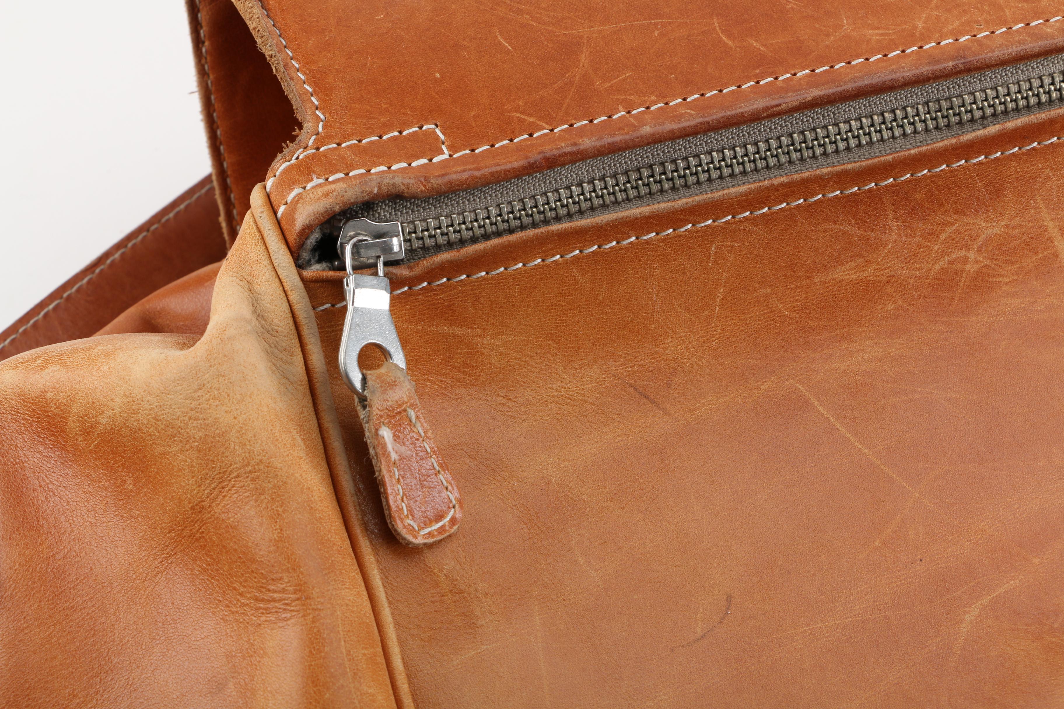 Mulholland Brothers Leather Duffel Bag