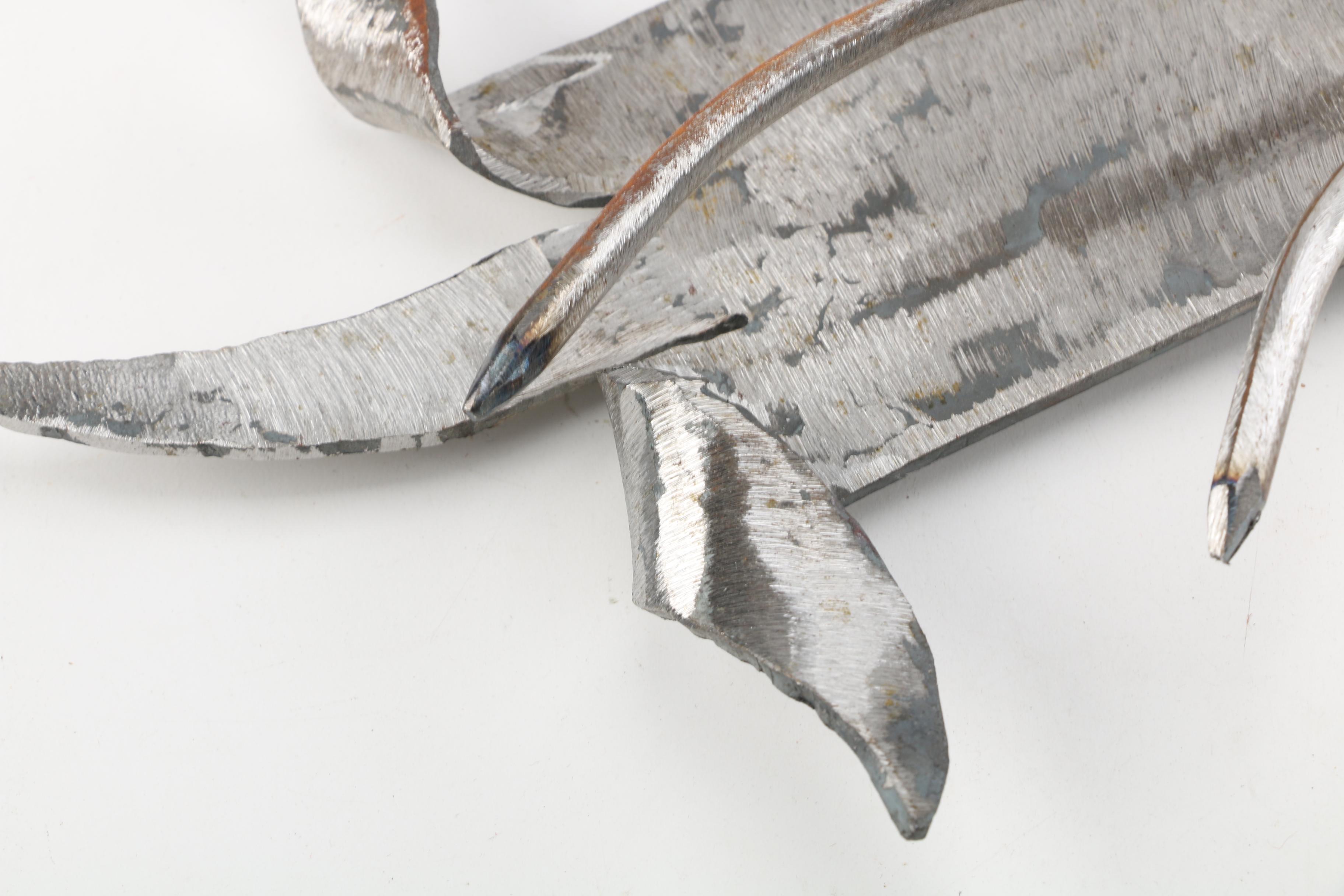 Handmade Steel Cross Shaped Candle Sconce