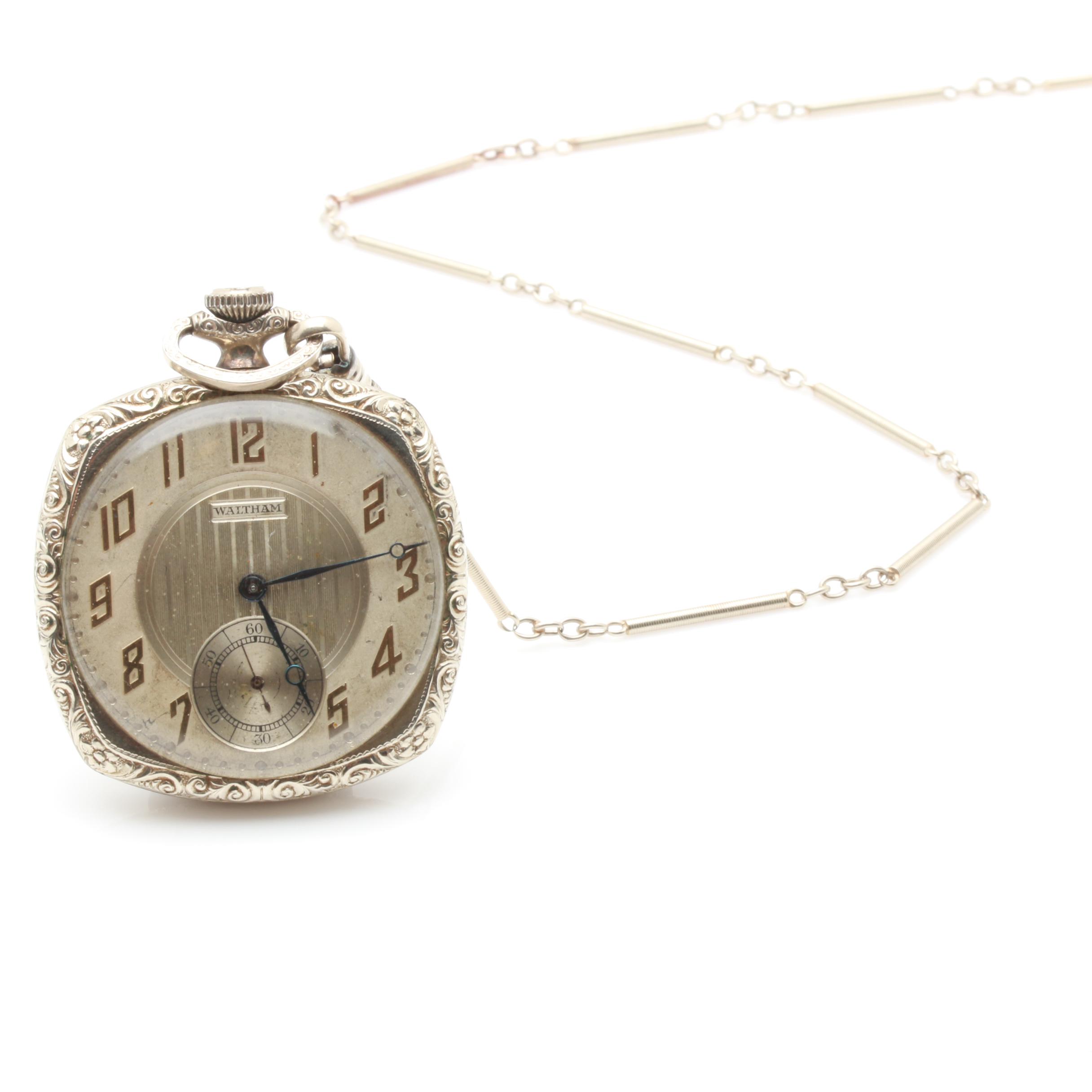 Vintage Waltham Gold Filled Pocket Watch