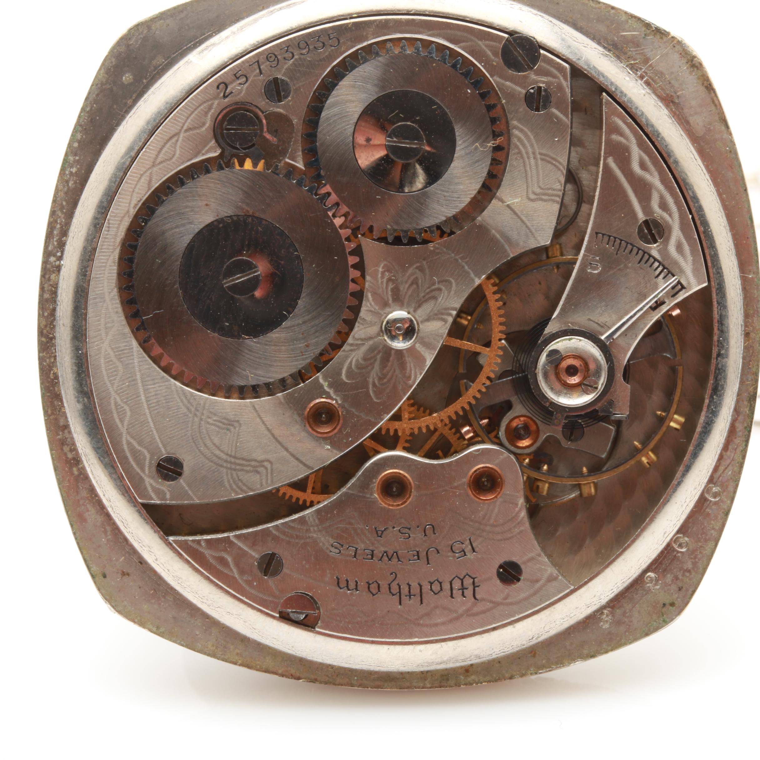 Vintage Waltham Gold Filled Pocket Watch