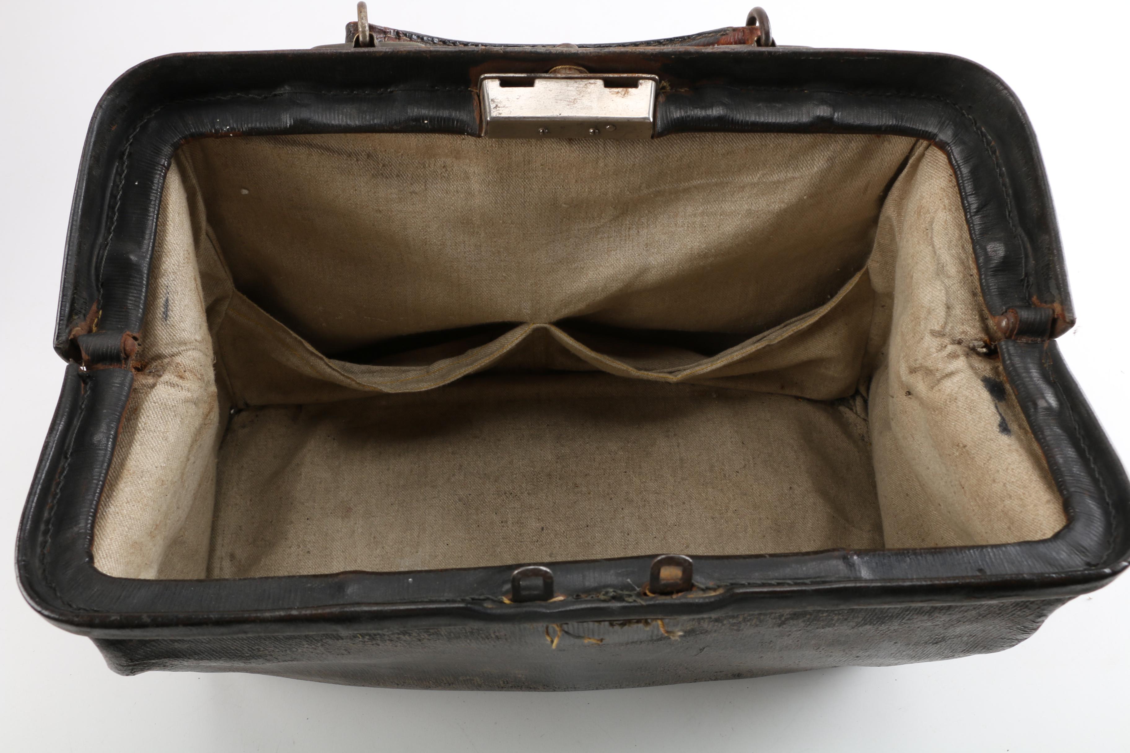 Vintage Doctors Bag and Union City Fire Dept. Breathing Apparatus Case