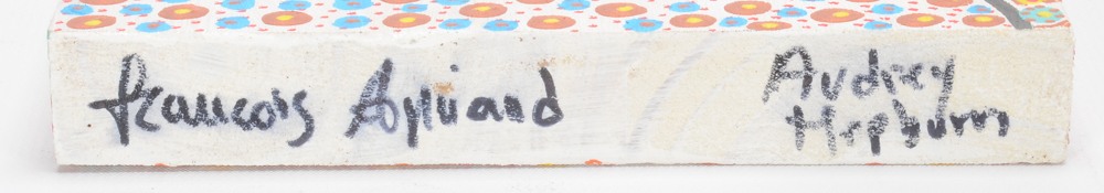 Francois Aguiard Original Acrylic Painting "Audrey Hepburn"