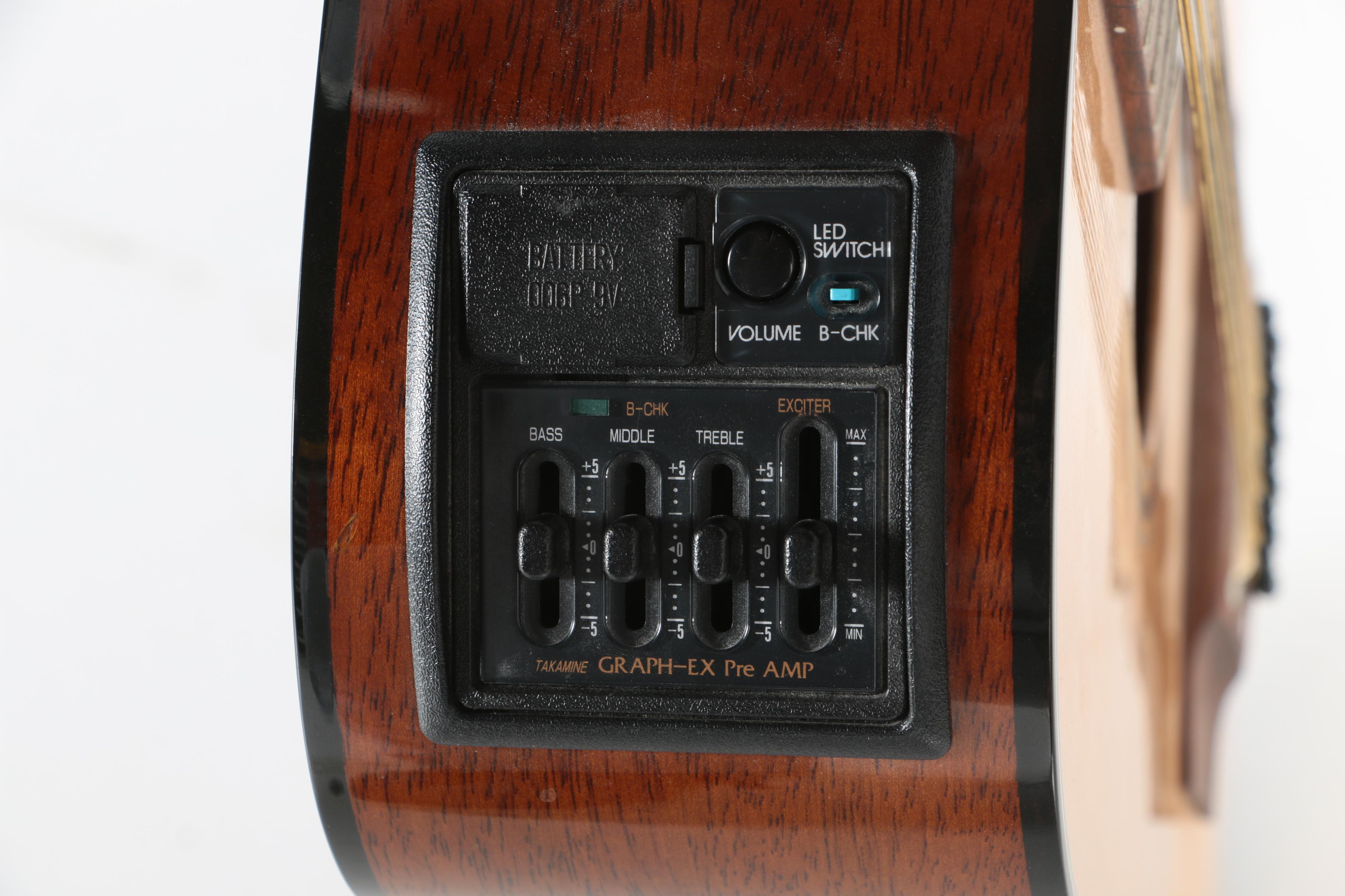 Takamine EF385 12-String Acoustic-Electric Guitar with Hardshell Case