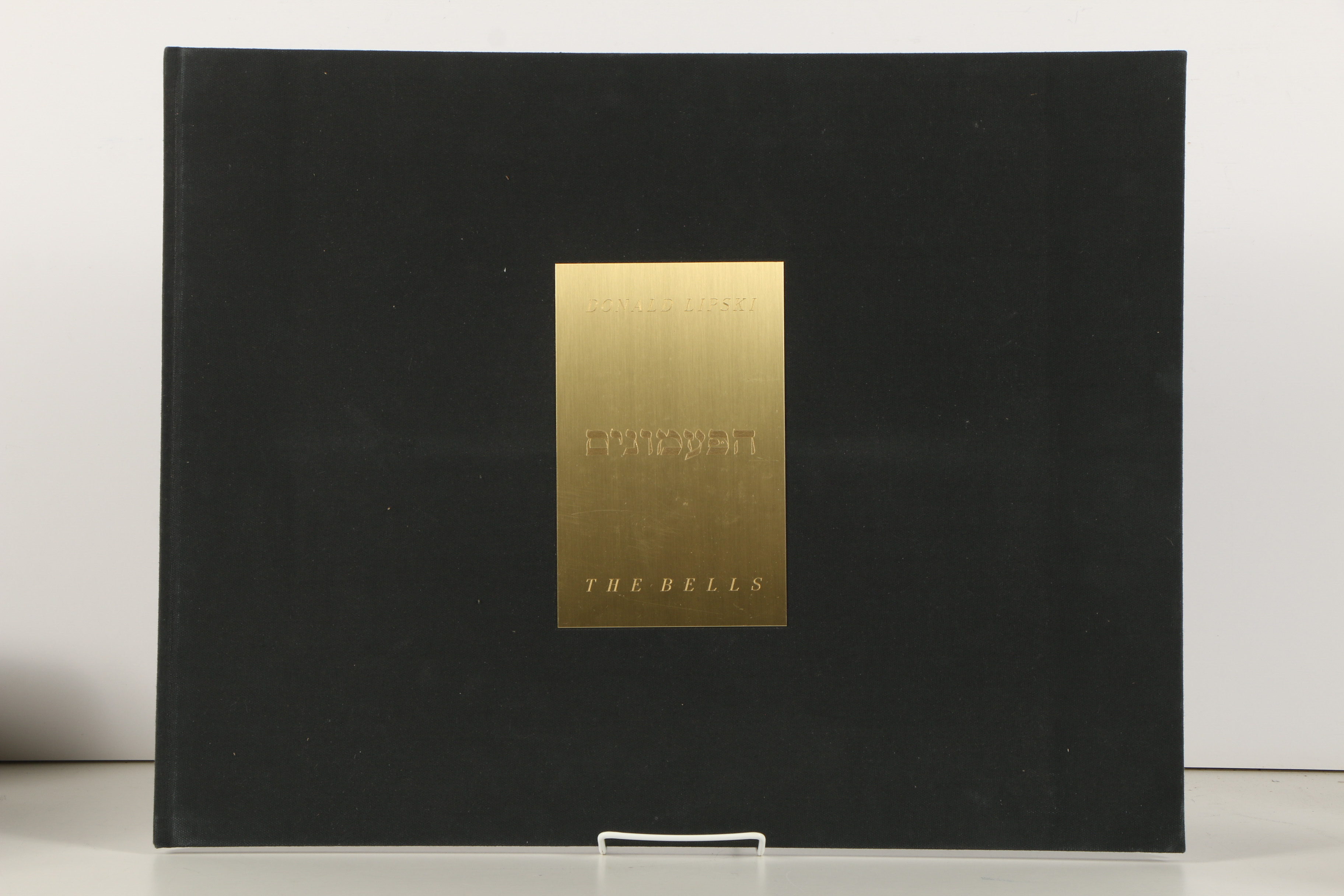 Donald Lipski Bronze Sculpture "Bell Chalice" and Book