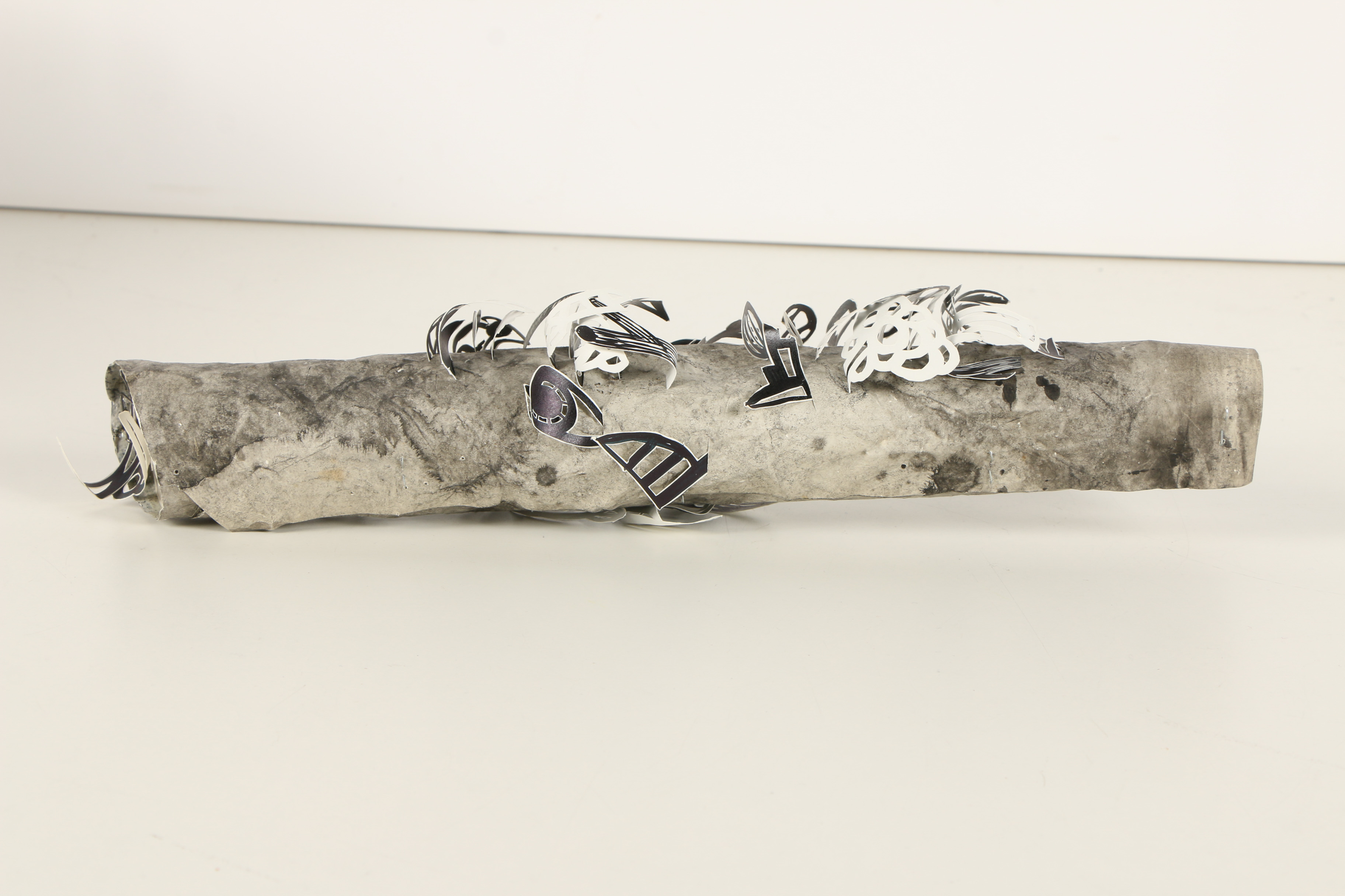 Mark Fox Paper Sculpture "Oddment (Leadpipe with Disease)"