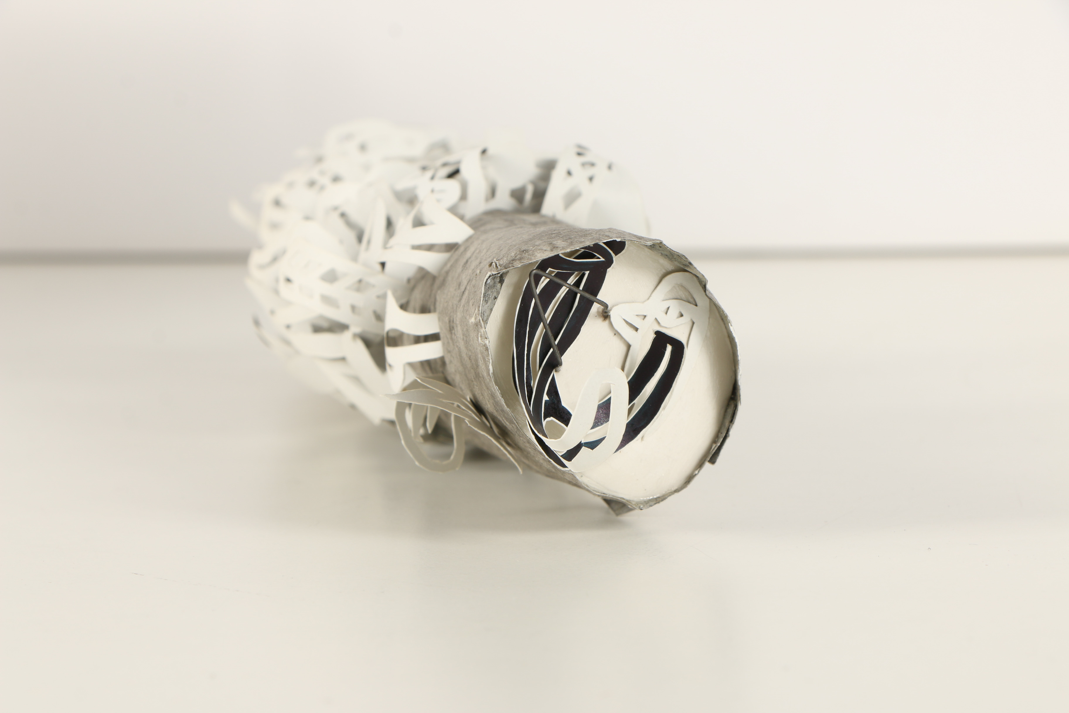 Mark Fox Paper Sculpture "Oddment (Leadpipe with Disease)"