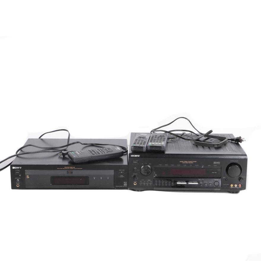 Sony DVP-S7000 DVD/CD Player and STR-DE915 FM-AM Reveiver