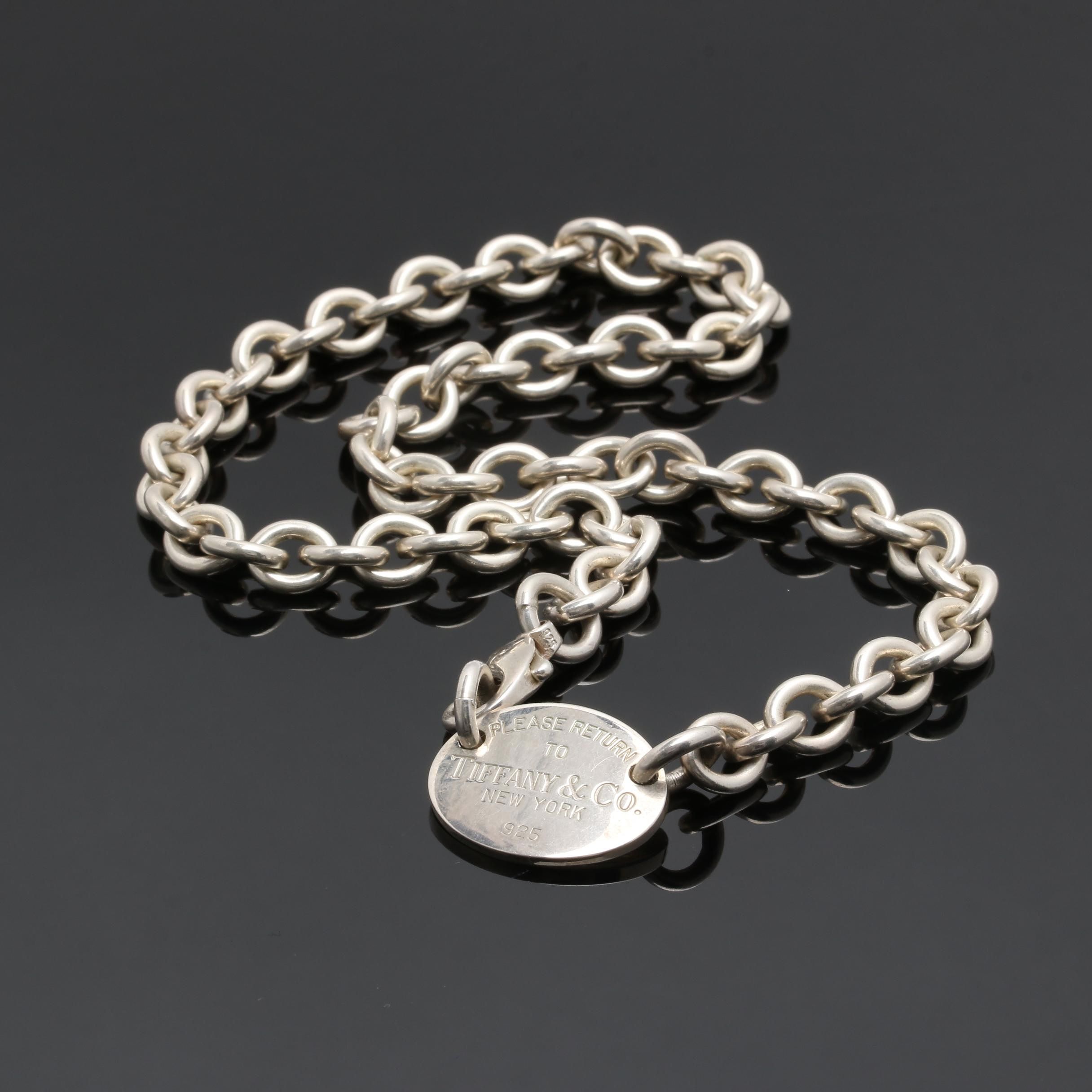 Tiffany & Co. Sterling Silver Rolo Chain Necklace