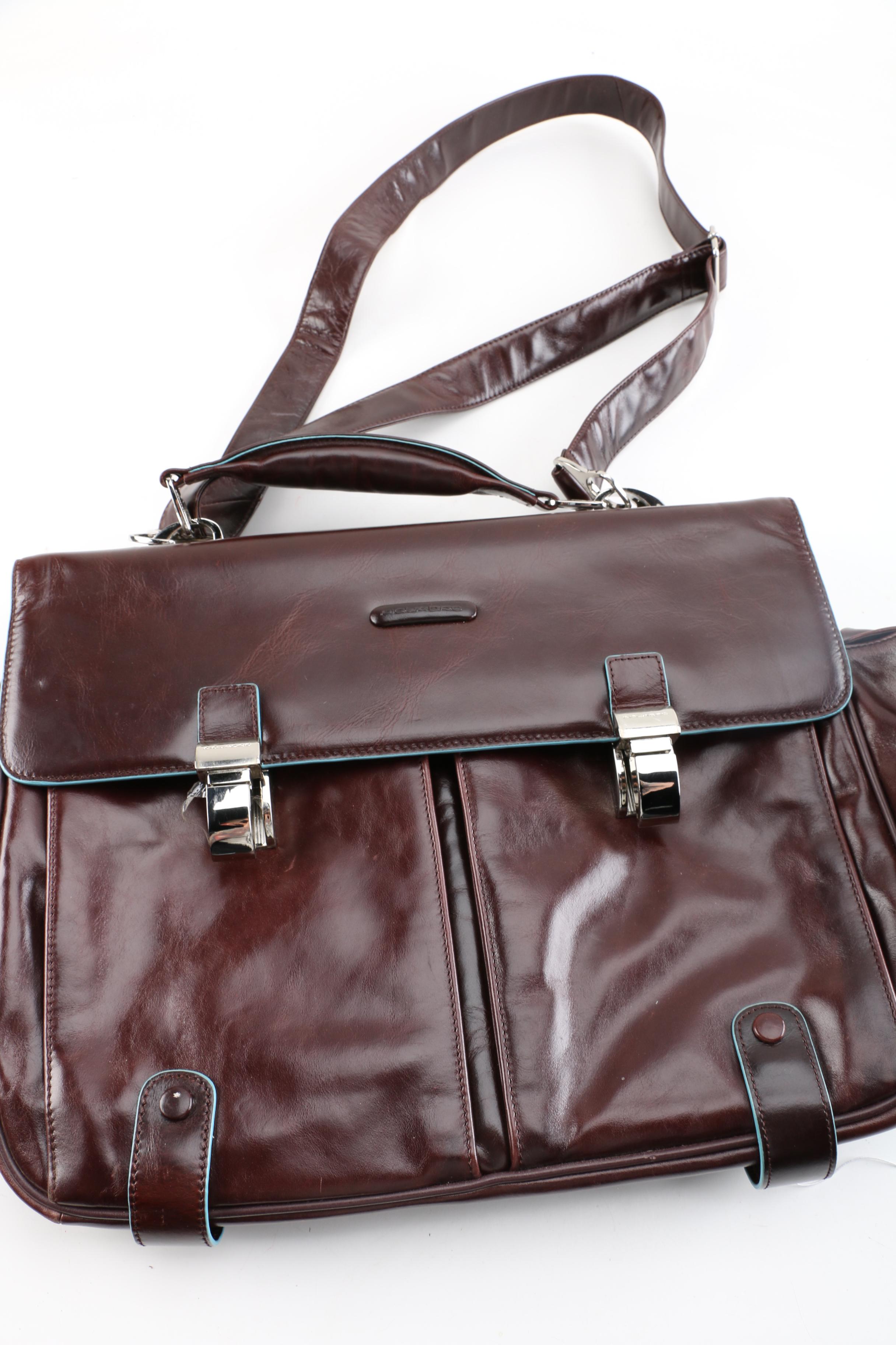 Fabriano and Piquadro Leather Laptop Bags