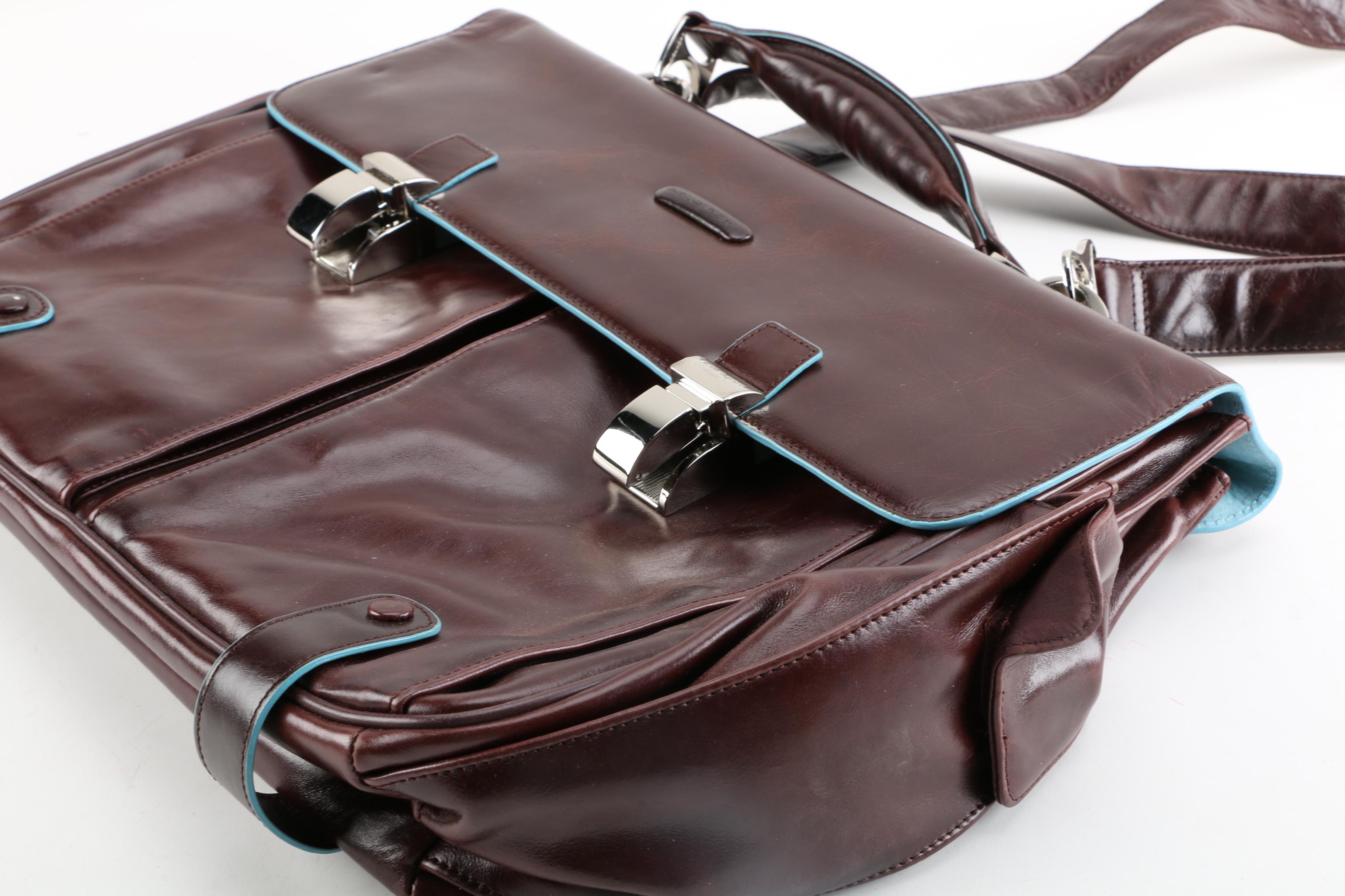 Fabriano and Piquadro Leather Laptop Bags