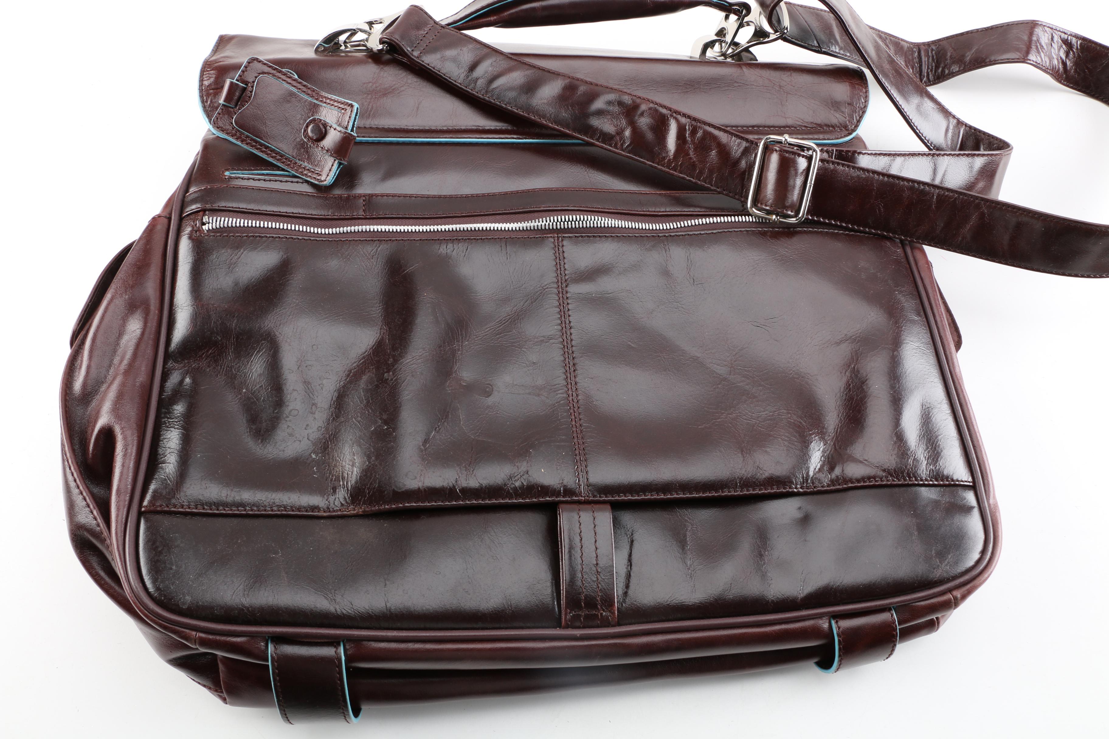 Fabriano and Piquadro Leather Laptop Bags