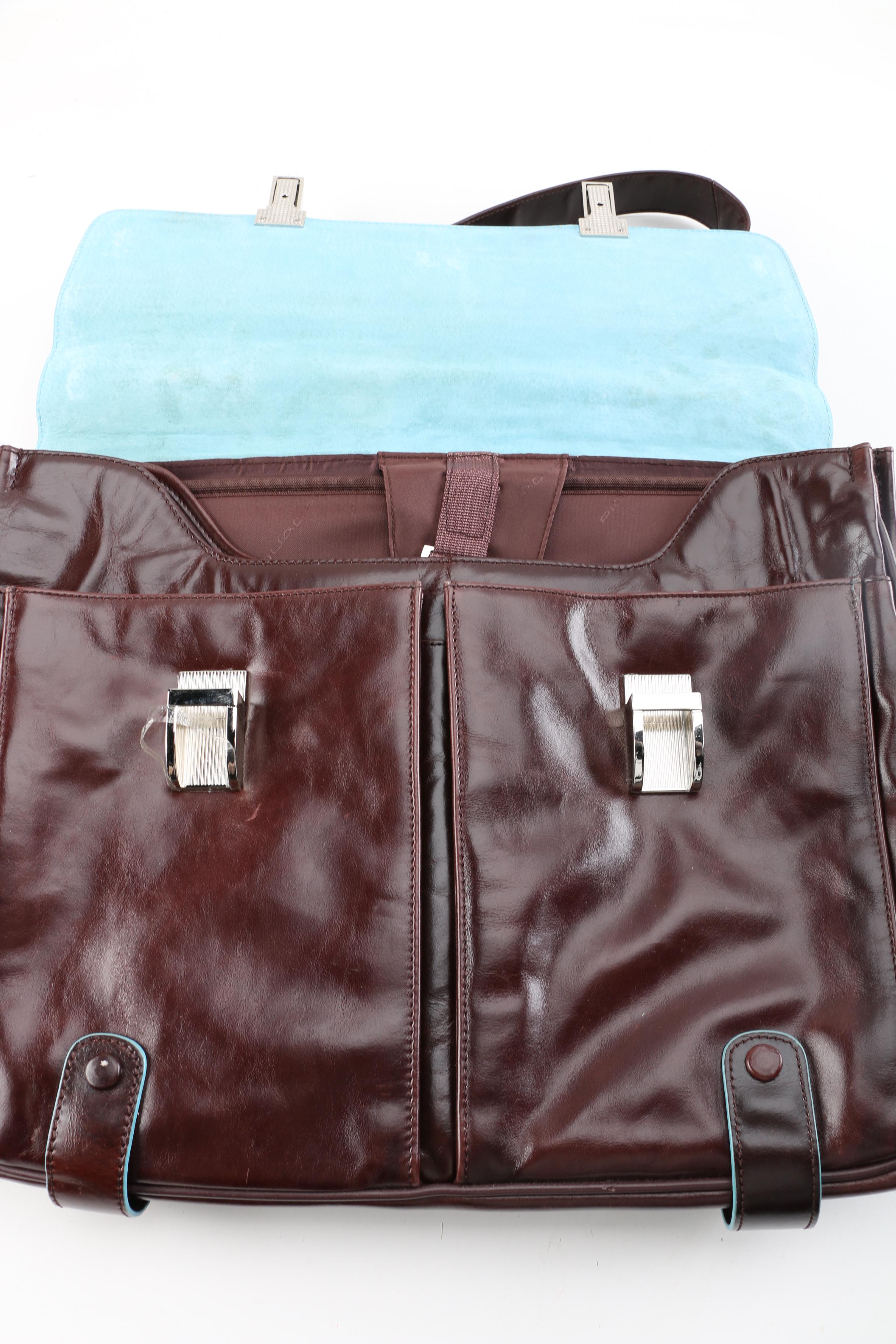 Fabriano and Piquadro Leather Laptop Bags