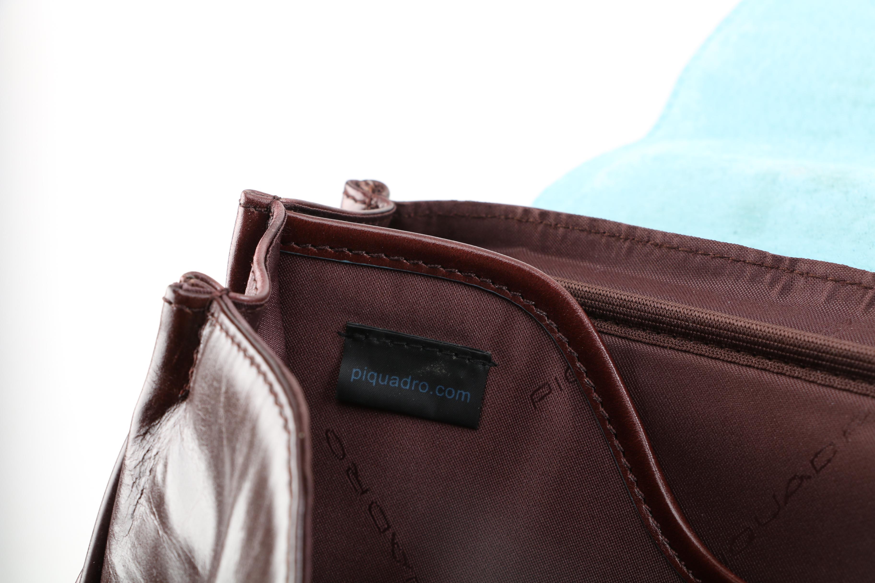 Fabriano and Piquadro Leather Laptop Bags