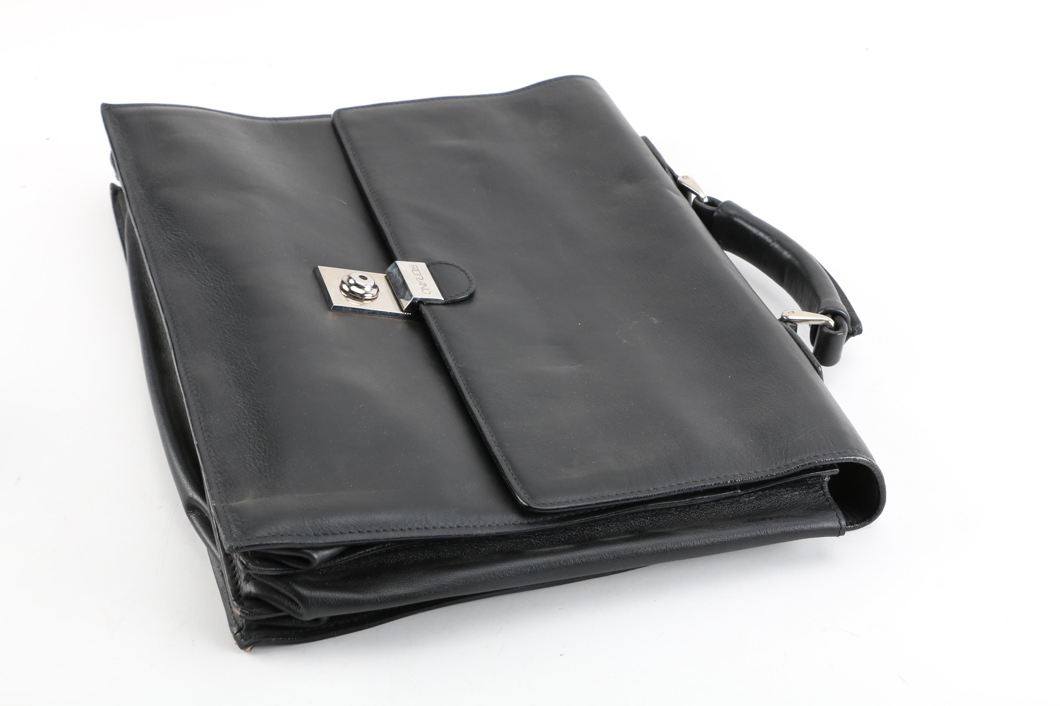 Fabriano and Piquadro Leather Laptop Bags