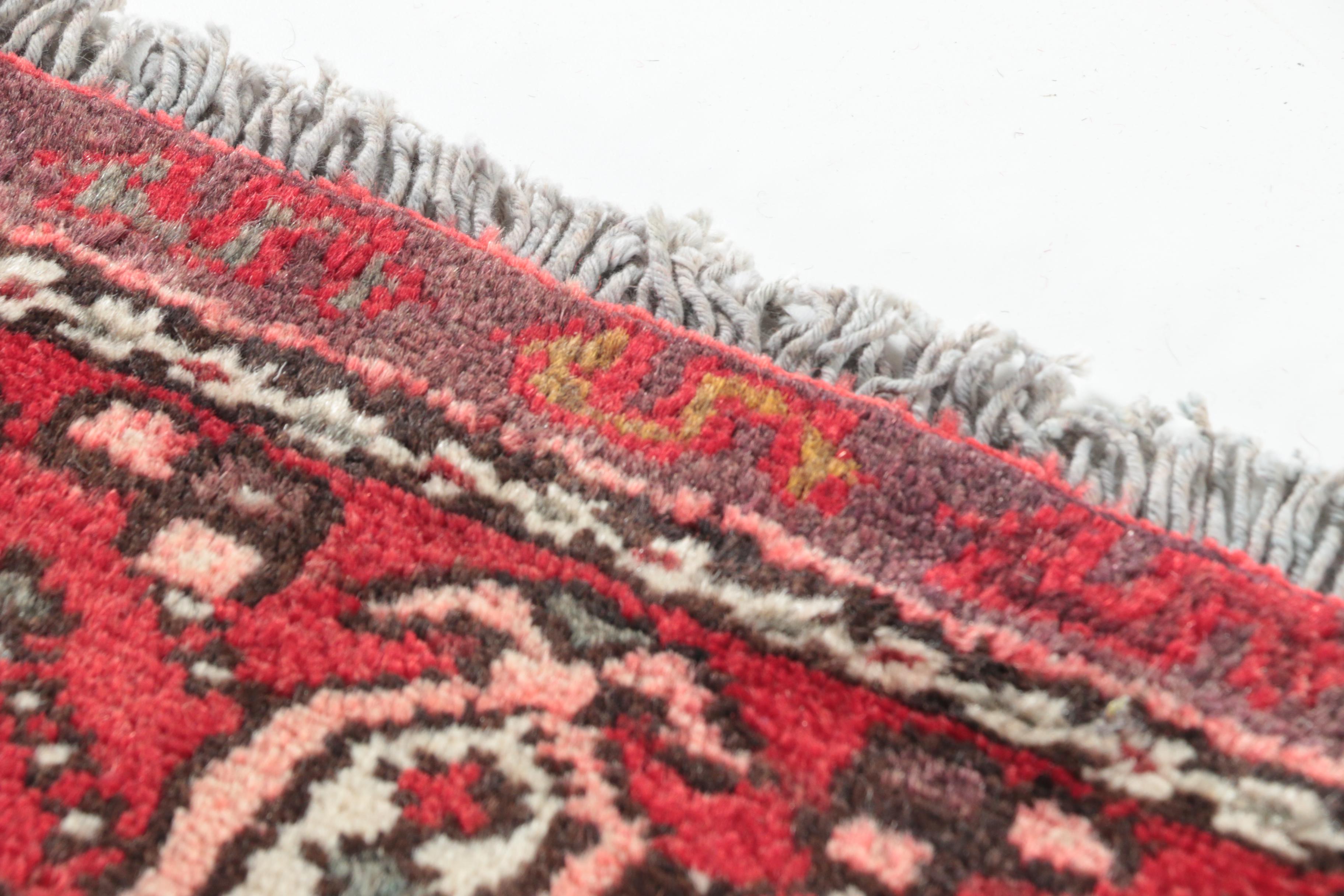 Hand-Knotted Persian Karaja Carpet Runner