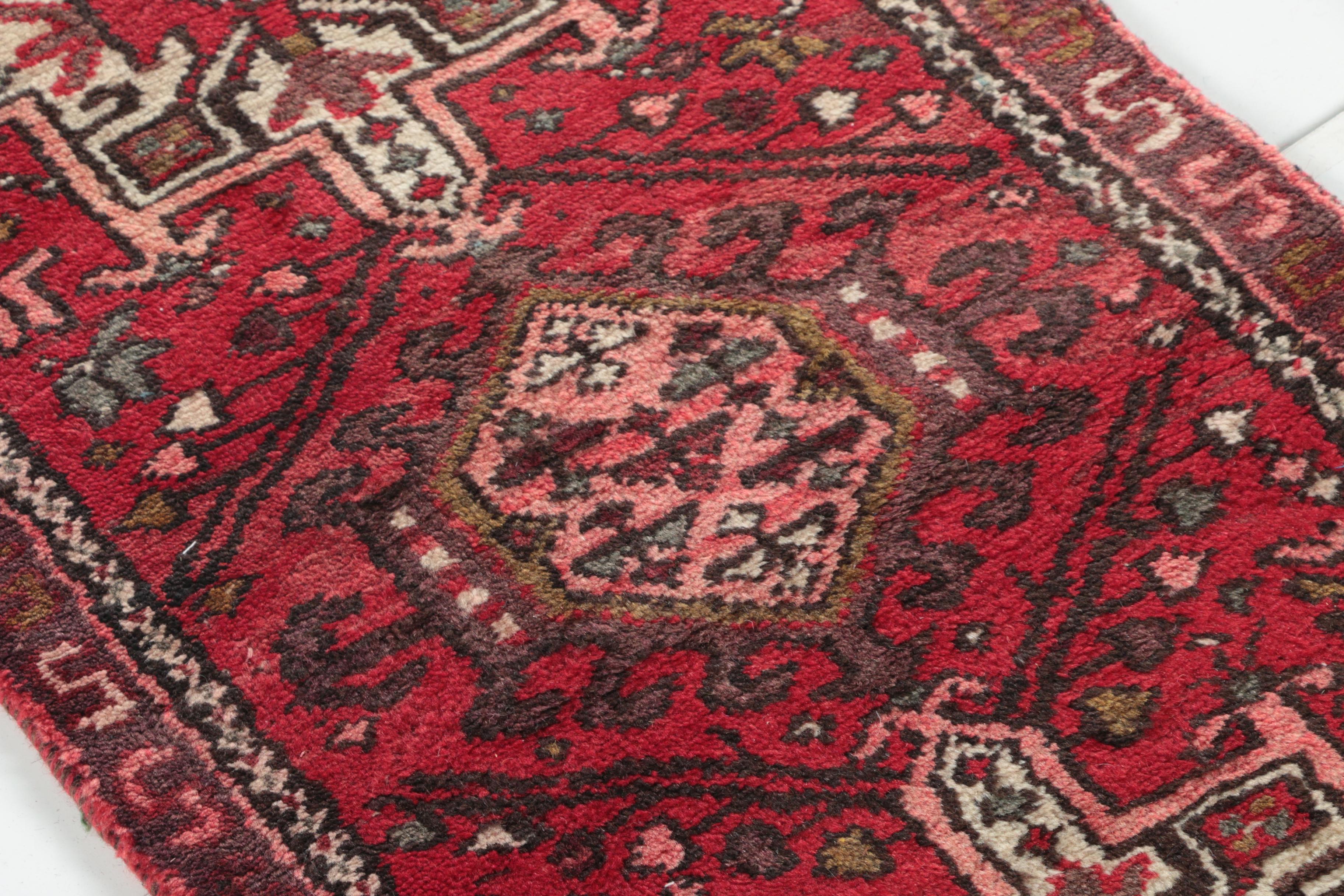Hand-Knotted Persian Karaja Carpet Runner