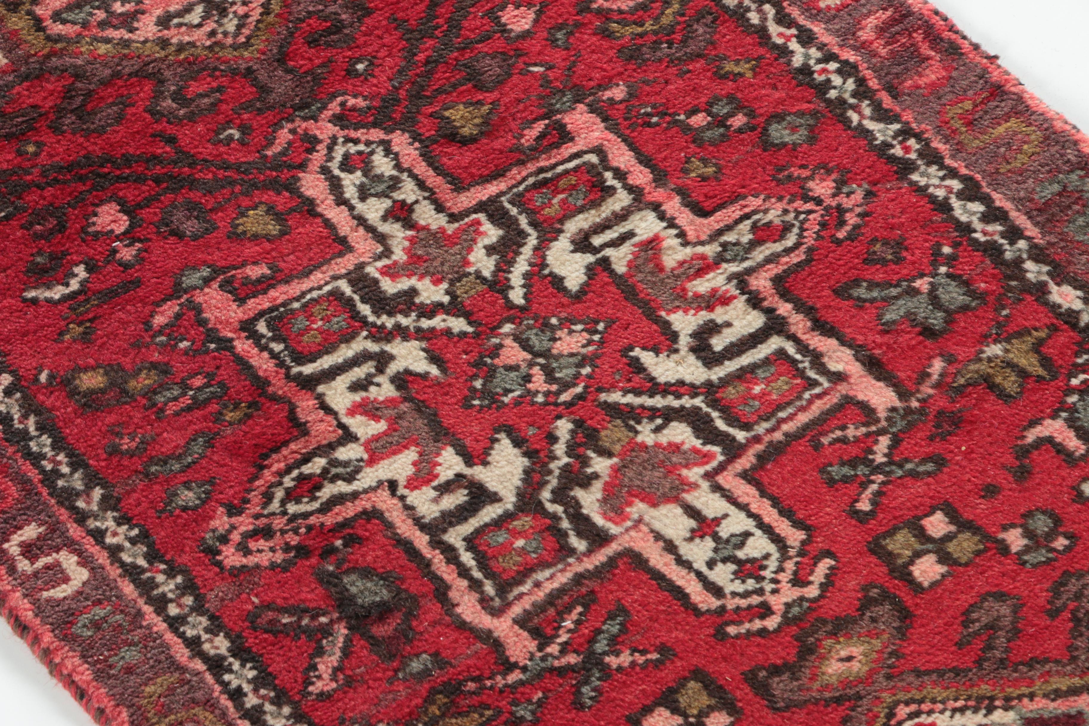 Hand-Knotted Persian Karaja Carpet Runner