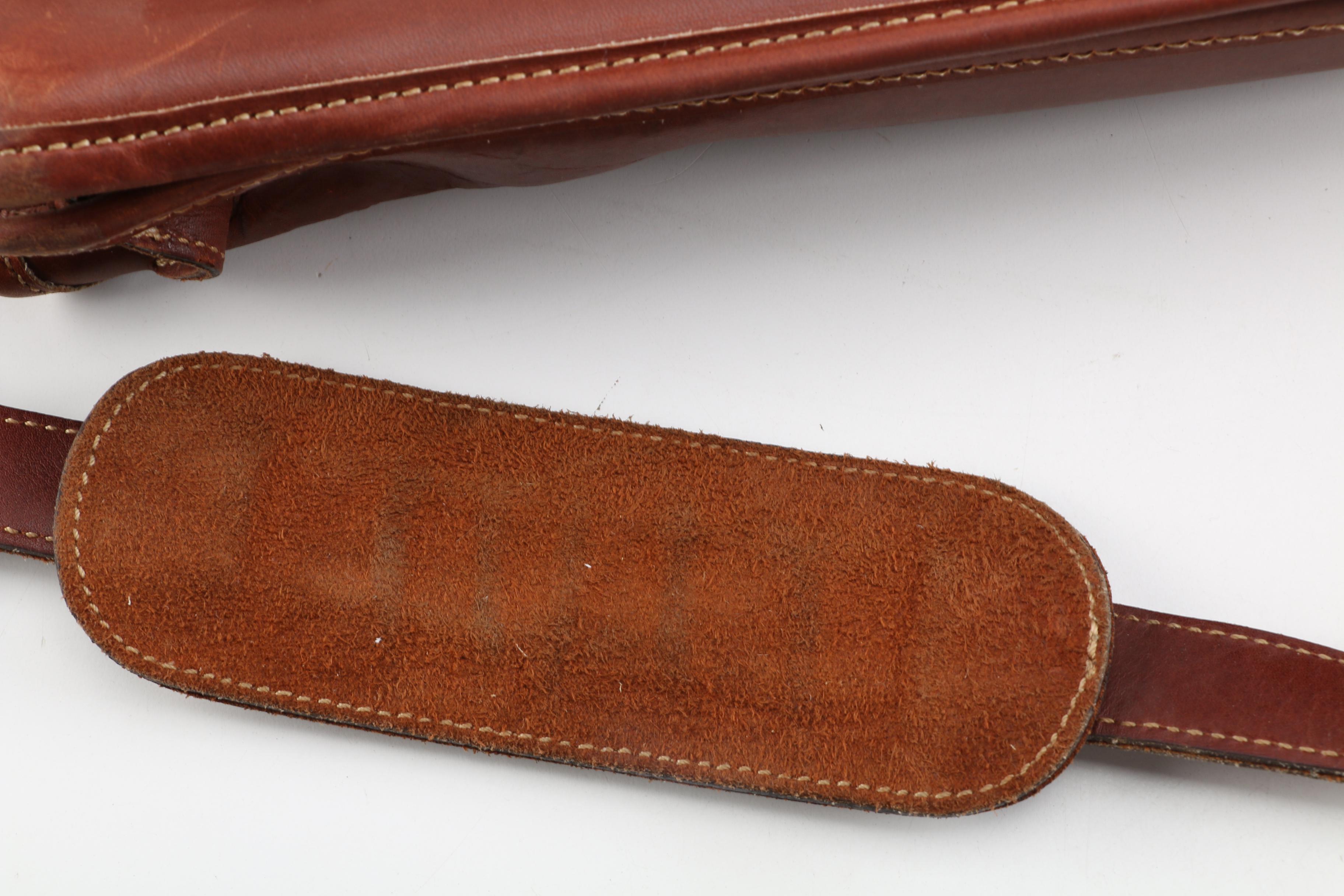 Tusting and Berluti Leather Messenger Bags