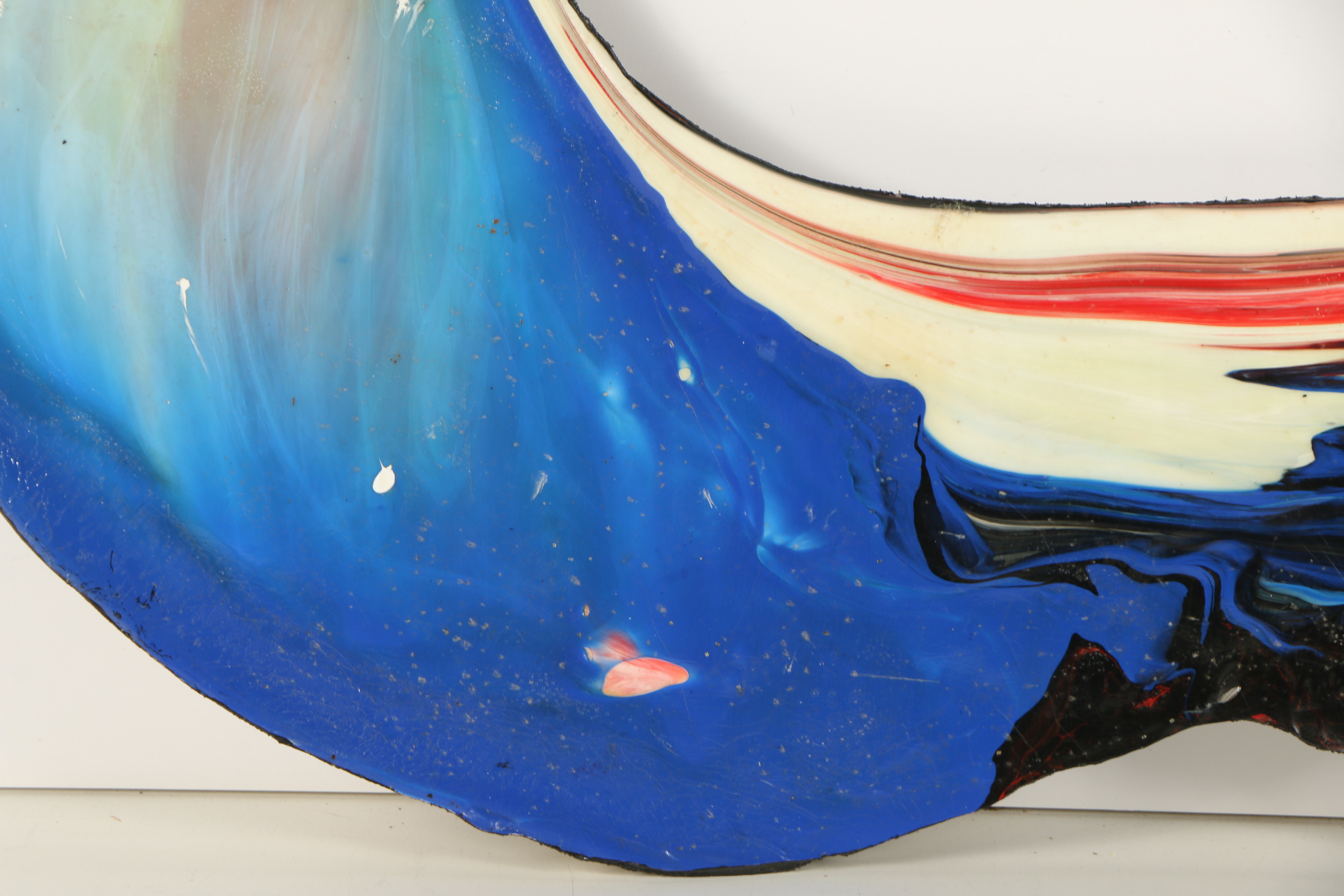 Irene Neal Acrylic and Gel on Lexan "Wave"