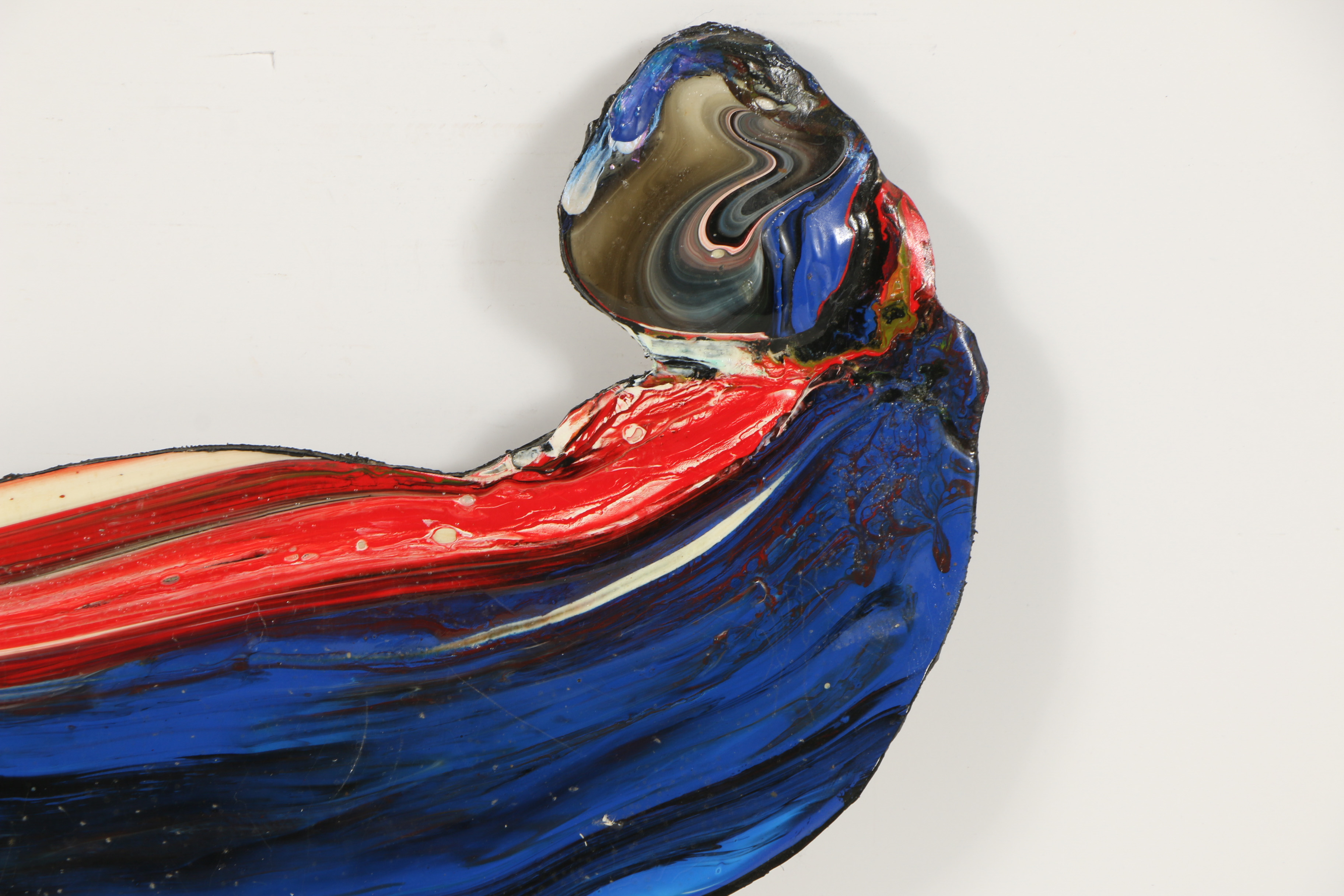 Irene Neal Acrylic and Gel on Lexan "Wave"