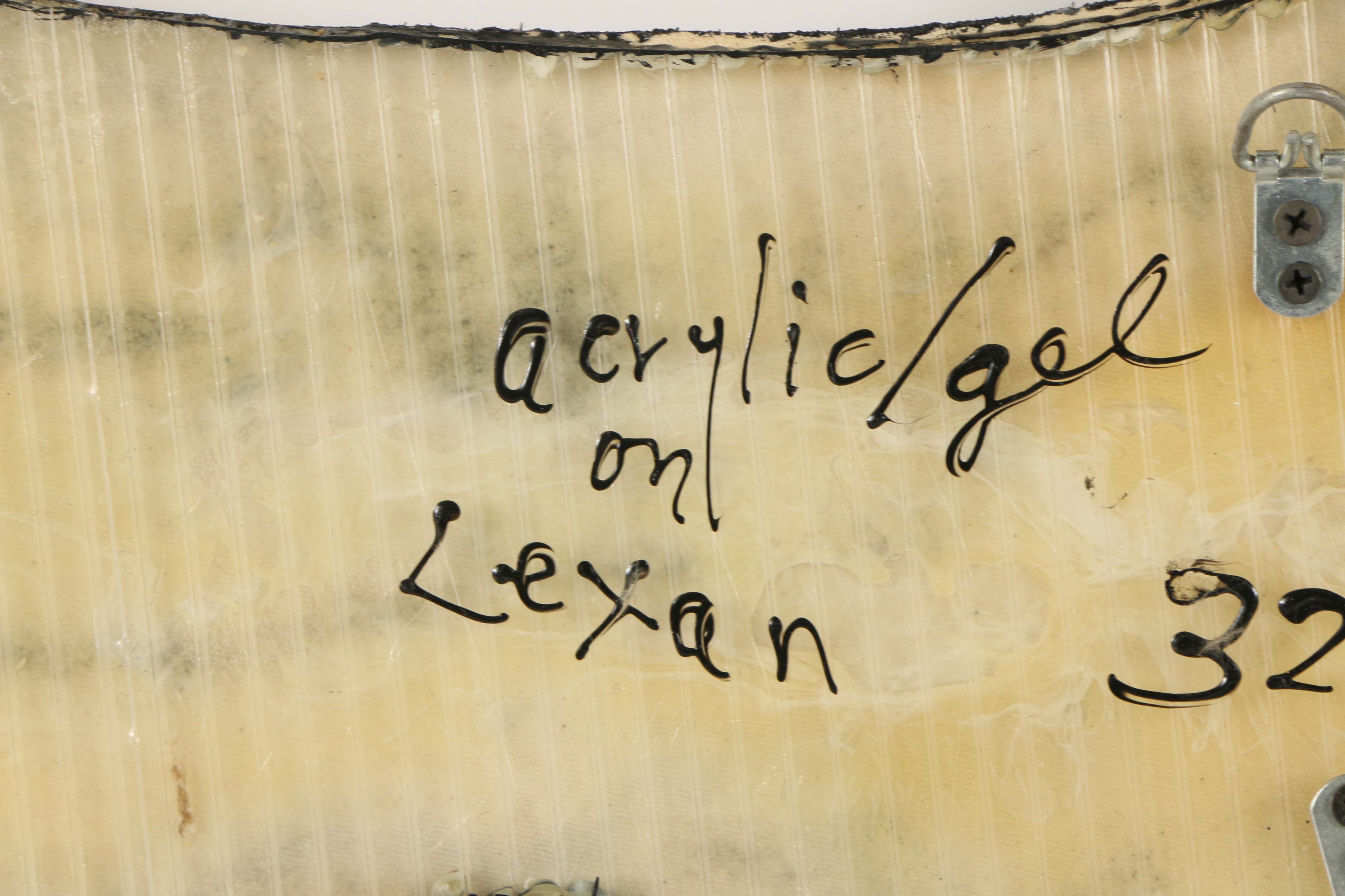 Irene Neal Acrylic and Gel on Lexan "Wave"