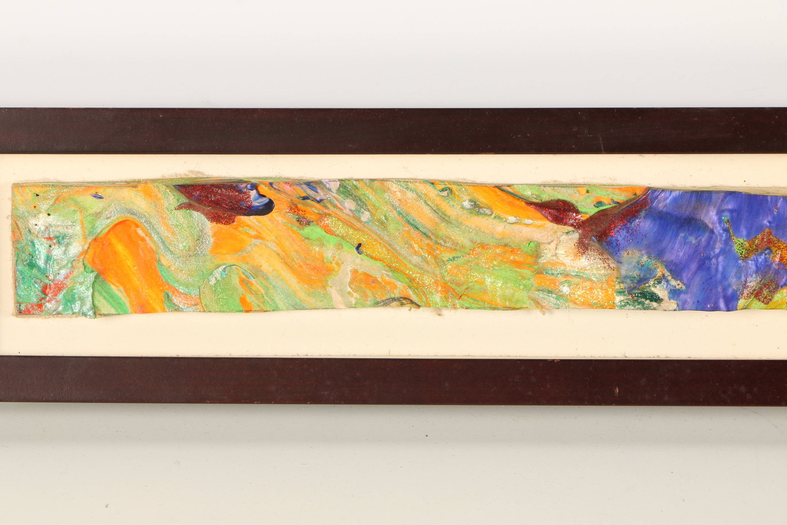 Roy Lerner Acrylic and Gel on Canvas "All They Care About is Green"