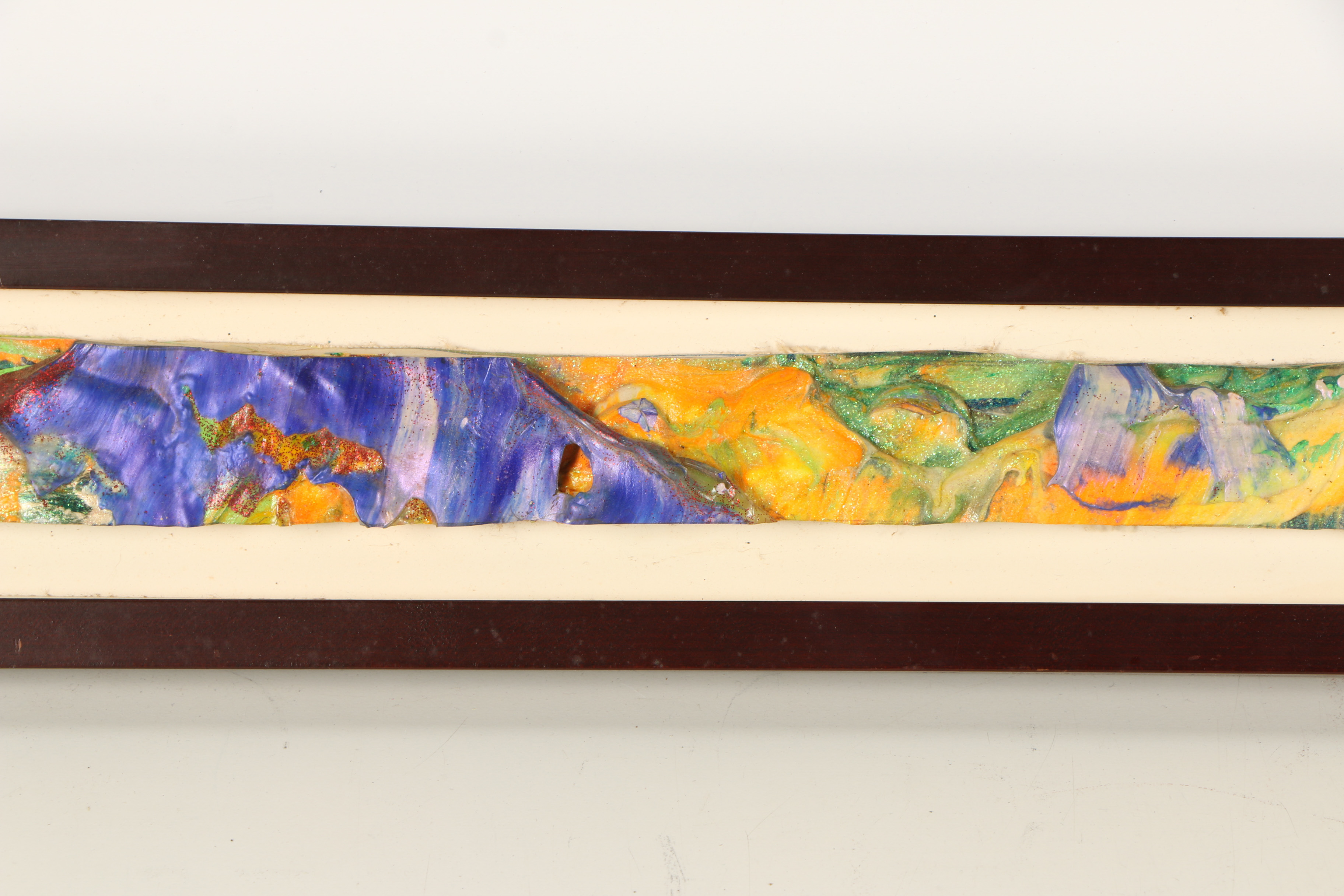 Roy Lerner Acrylic and Gel on Canvas "All They Care About is Green"