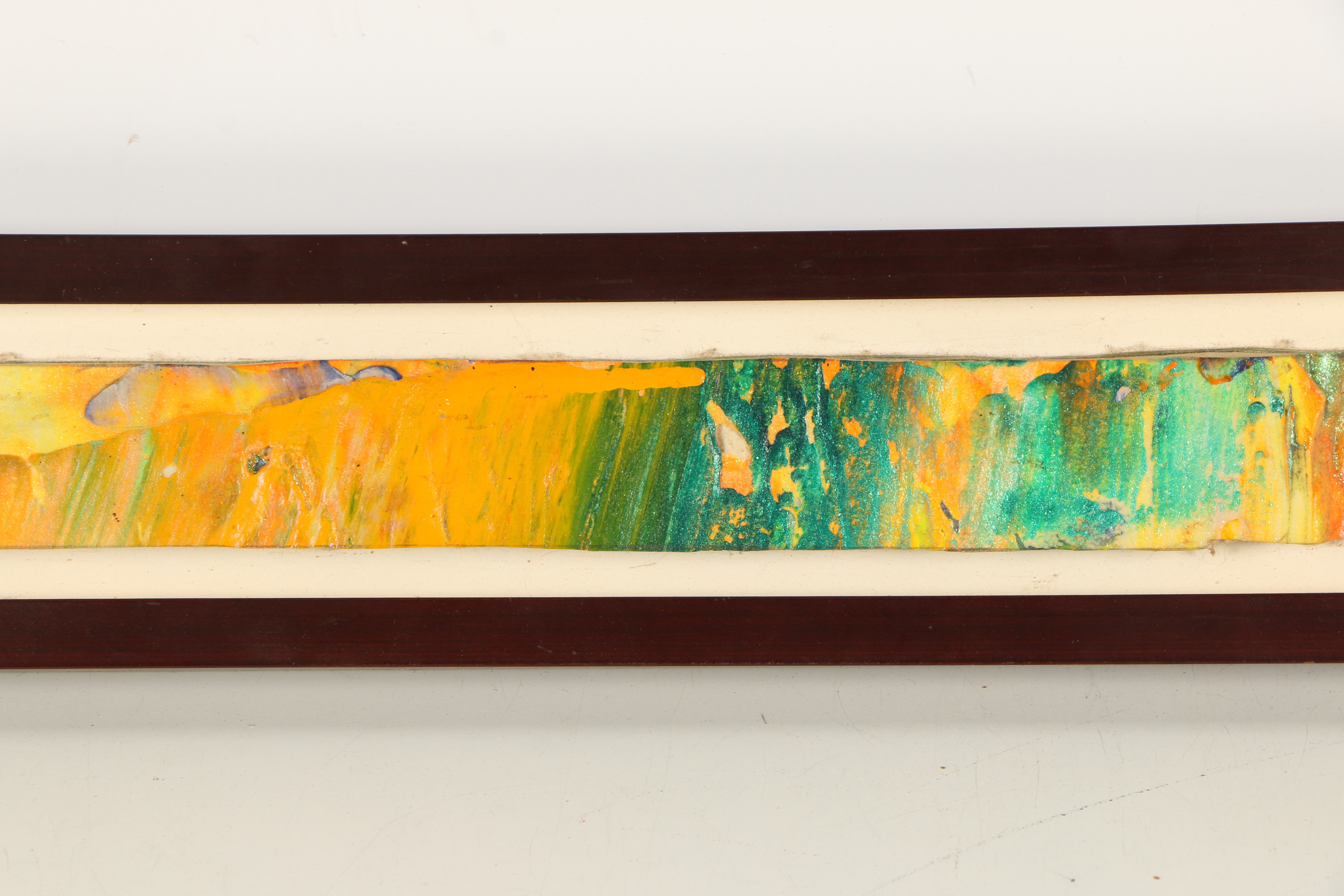 Roy Lerner Acrylic and Gel on Canvas "All They Care About is Green"