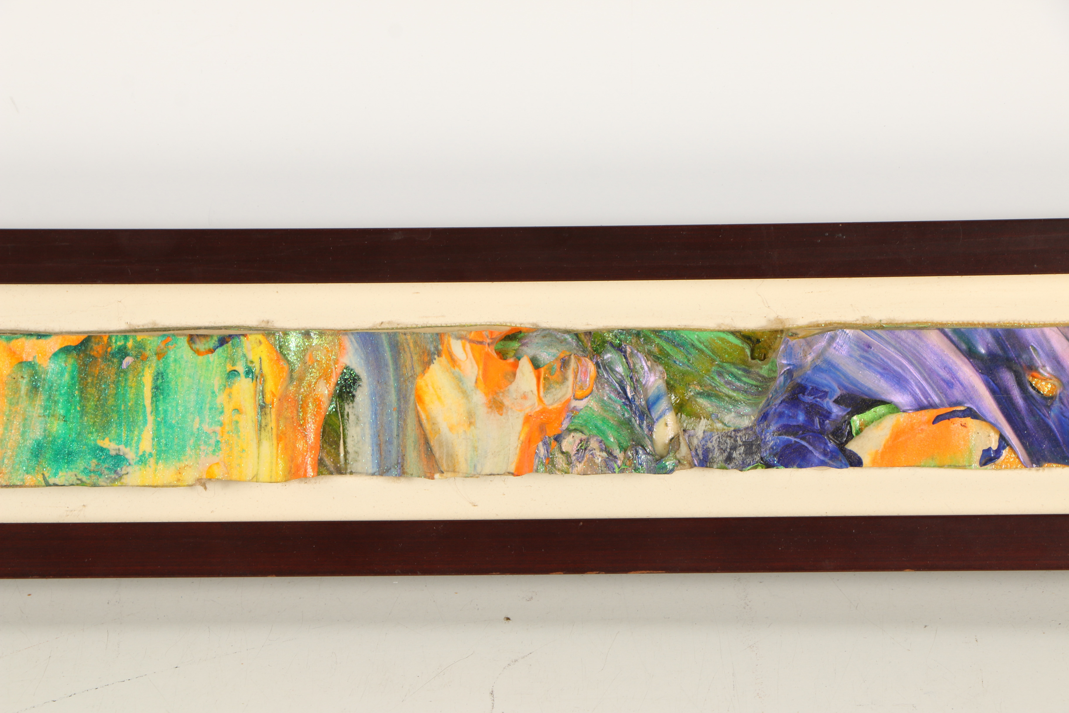 Roy Lerner Acrylic and Gel on Canvas "All They Care About is Green"