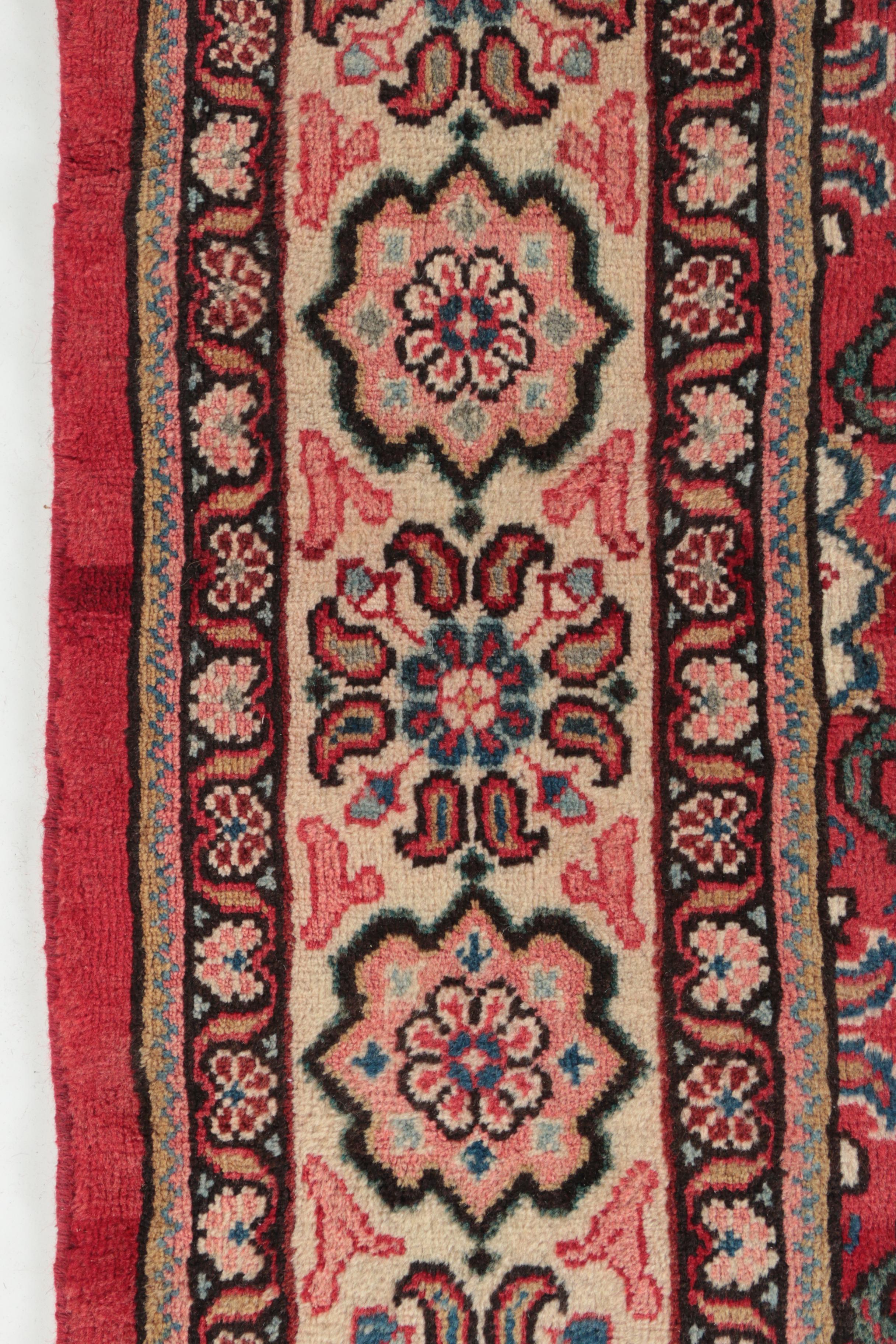 Hand-Knotted Persian Tabriz Area Rug