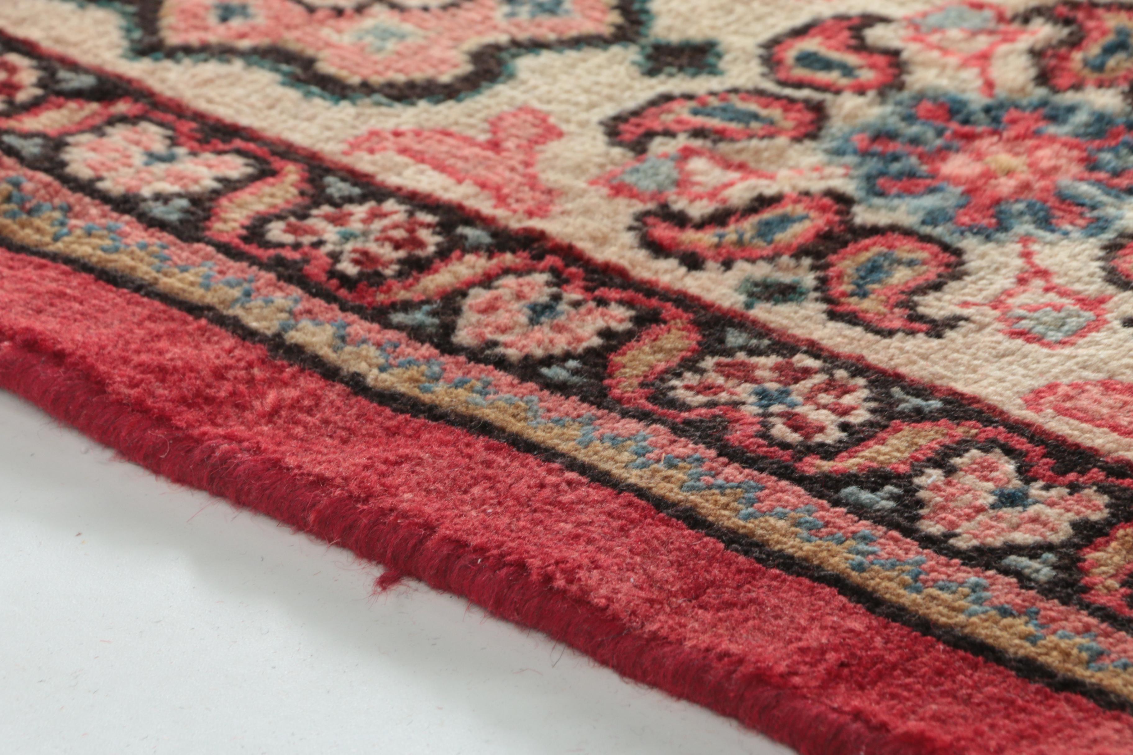 Hand-Knotted Persian Tabriz Area Rug