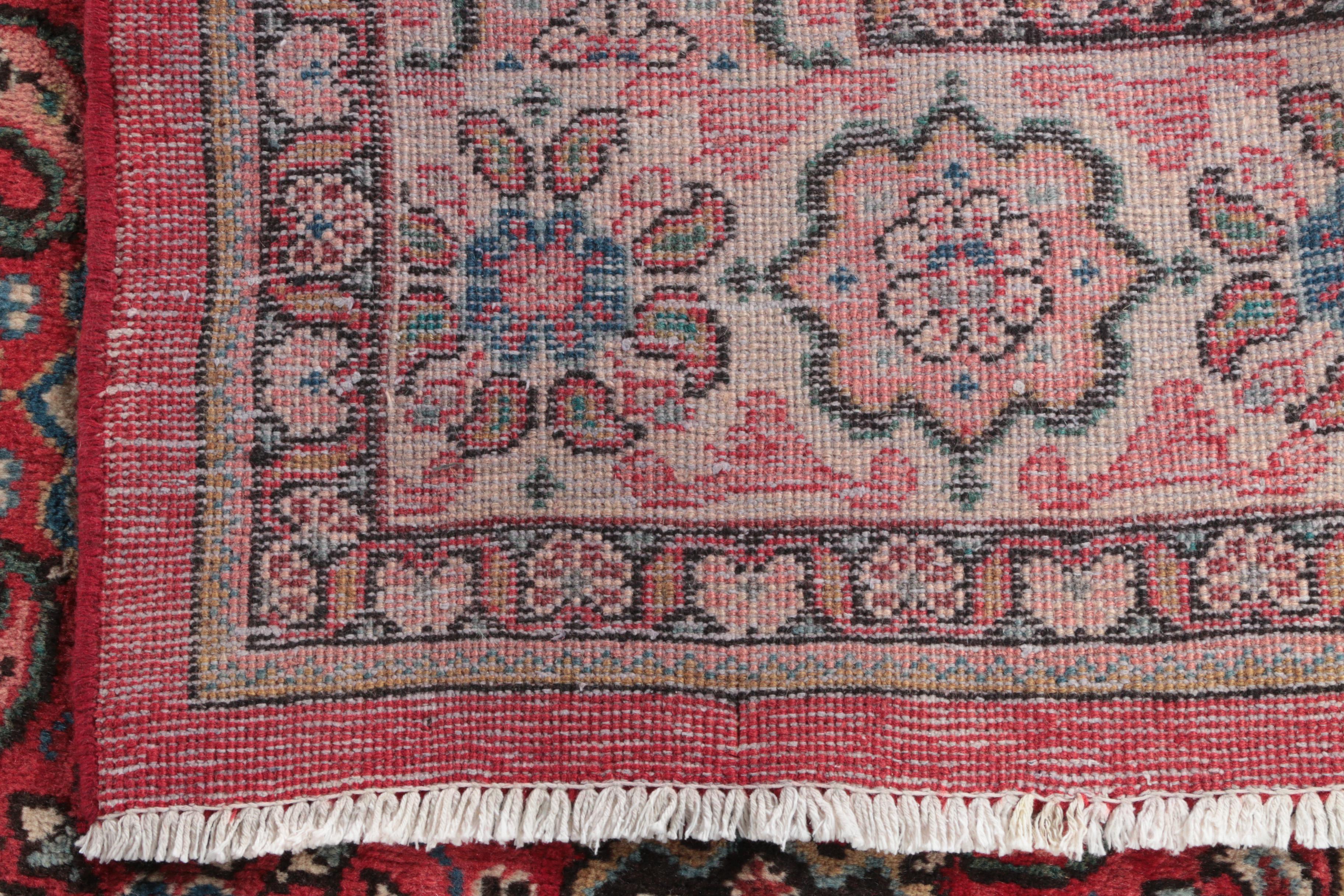 Hand-Knotted Persian Tabriz Area Rug