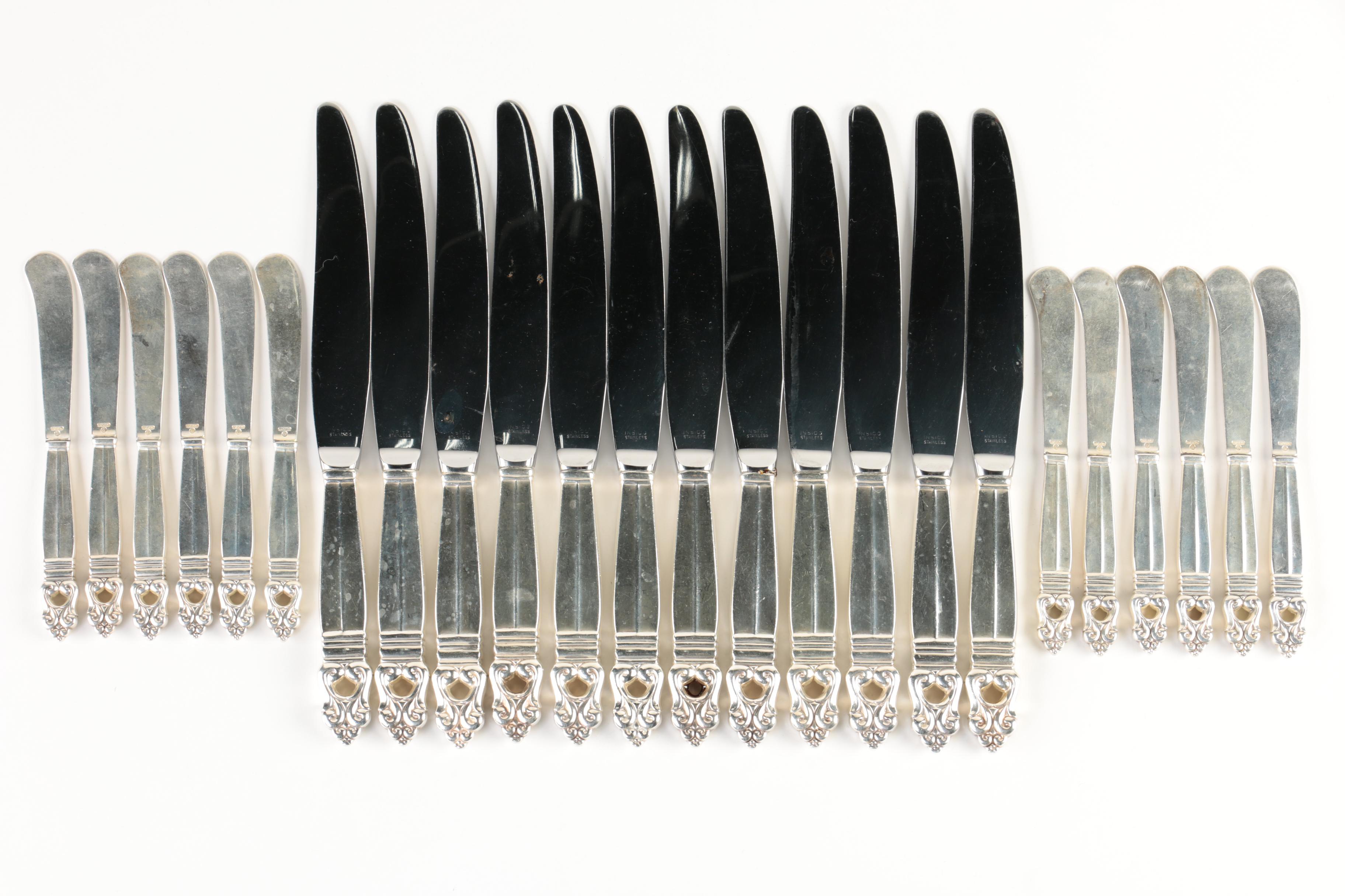 International Silver Co. "Royal Danish" Sterling Silver Flatware Set