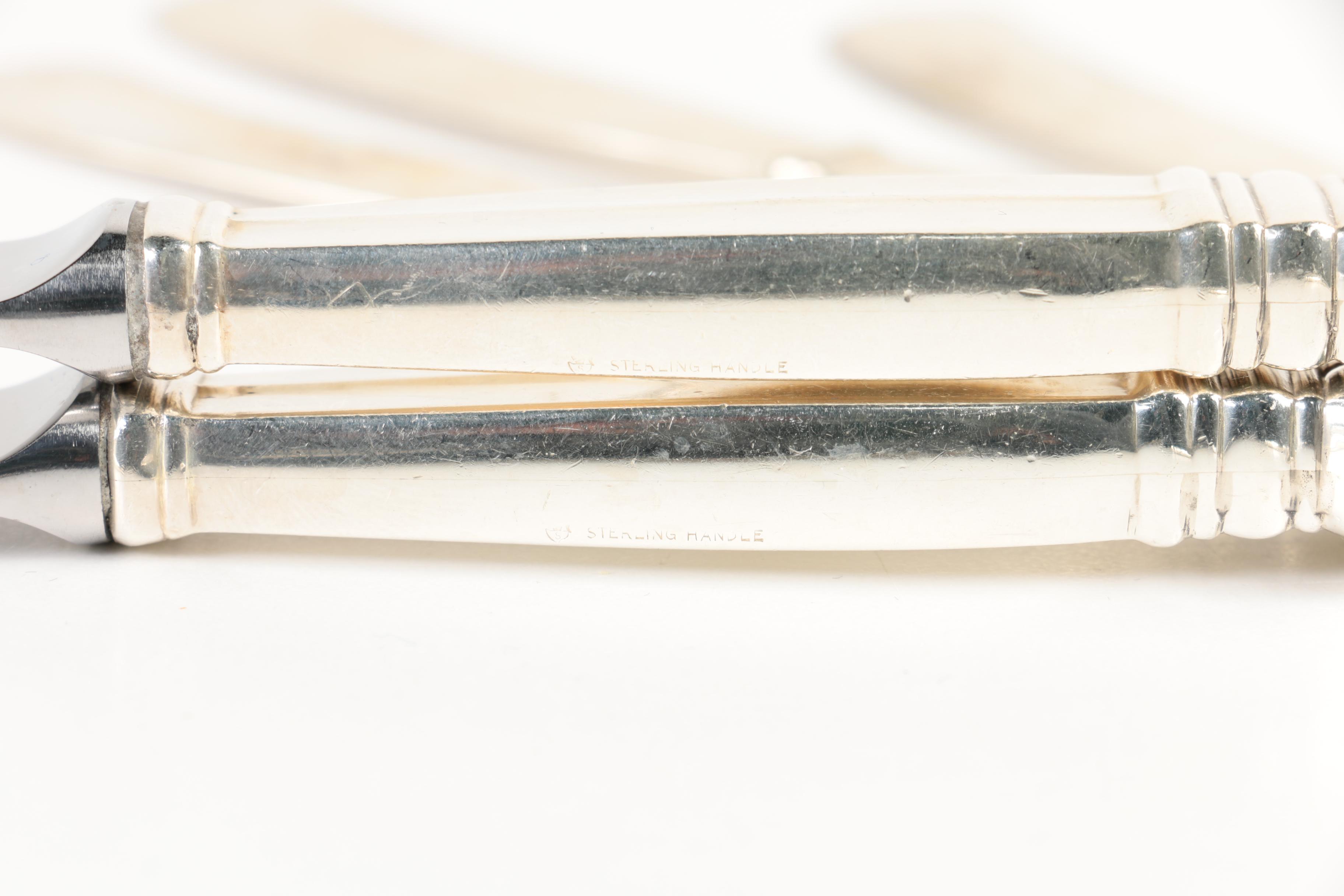 International Silver Co. "Royal Danish" Sterling Silver Flatware Set