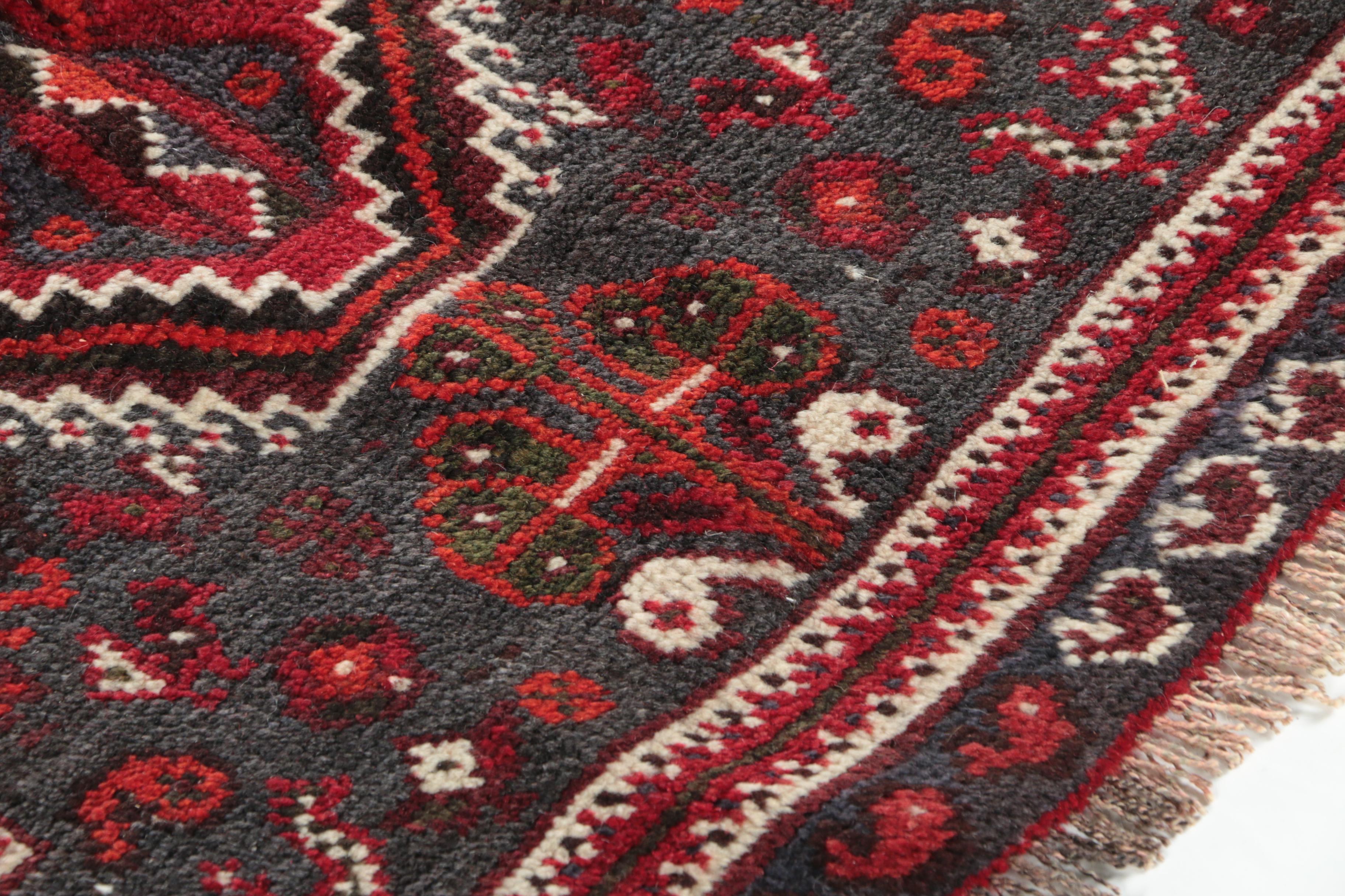 Hand-Knotted Persian Qashqai Carpet Runner