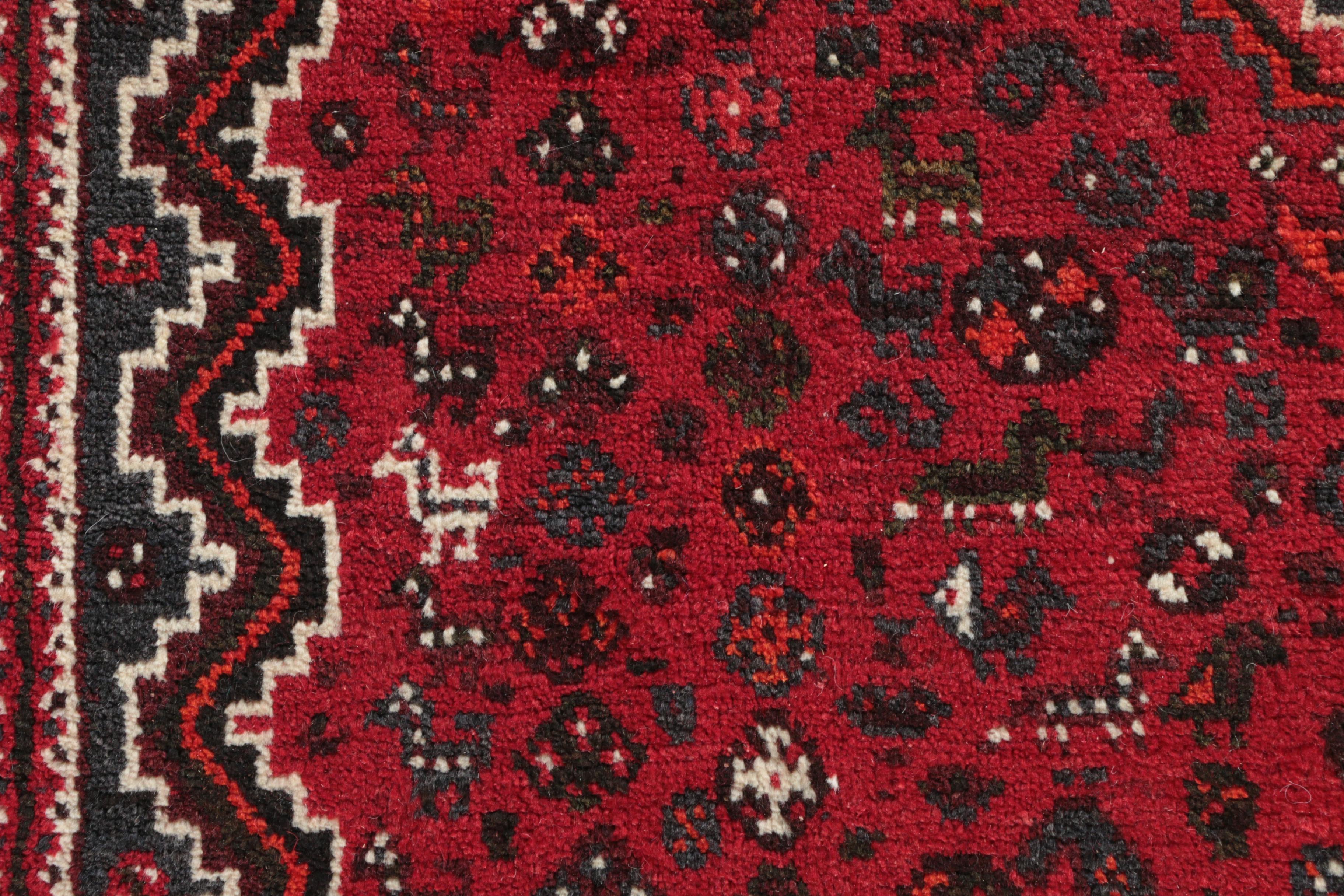 Hand-Knotted Persian Qashqai Carpet Runner